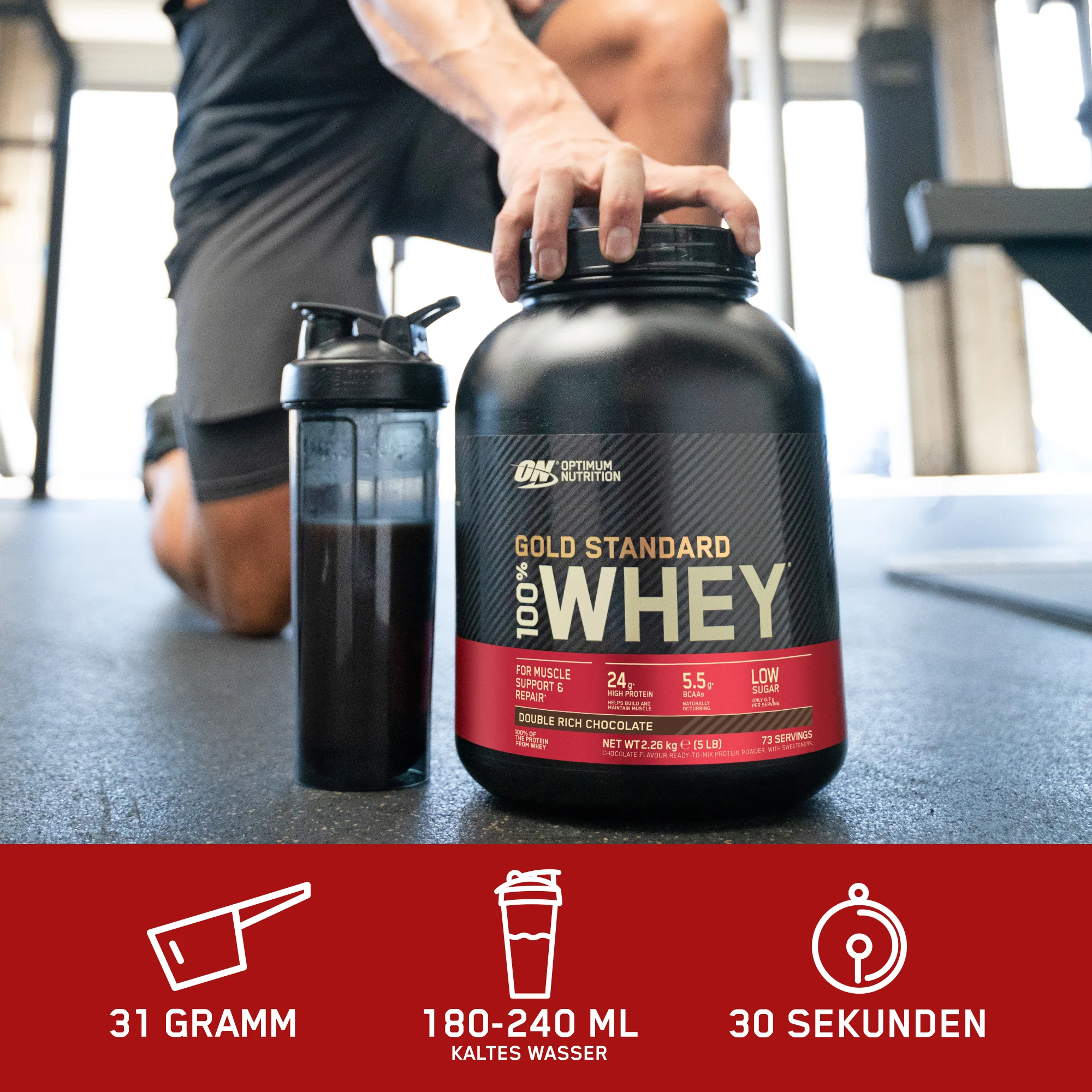 100% Whey Gold Standard (4530g) - Image 13