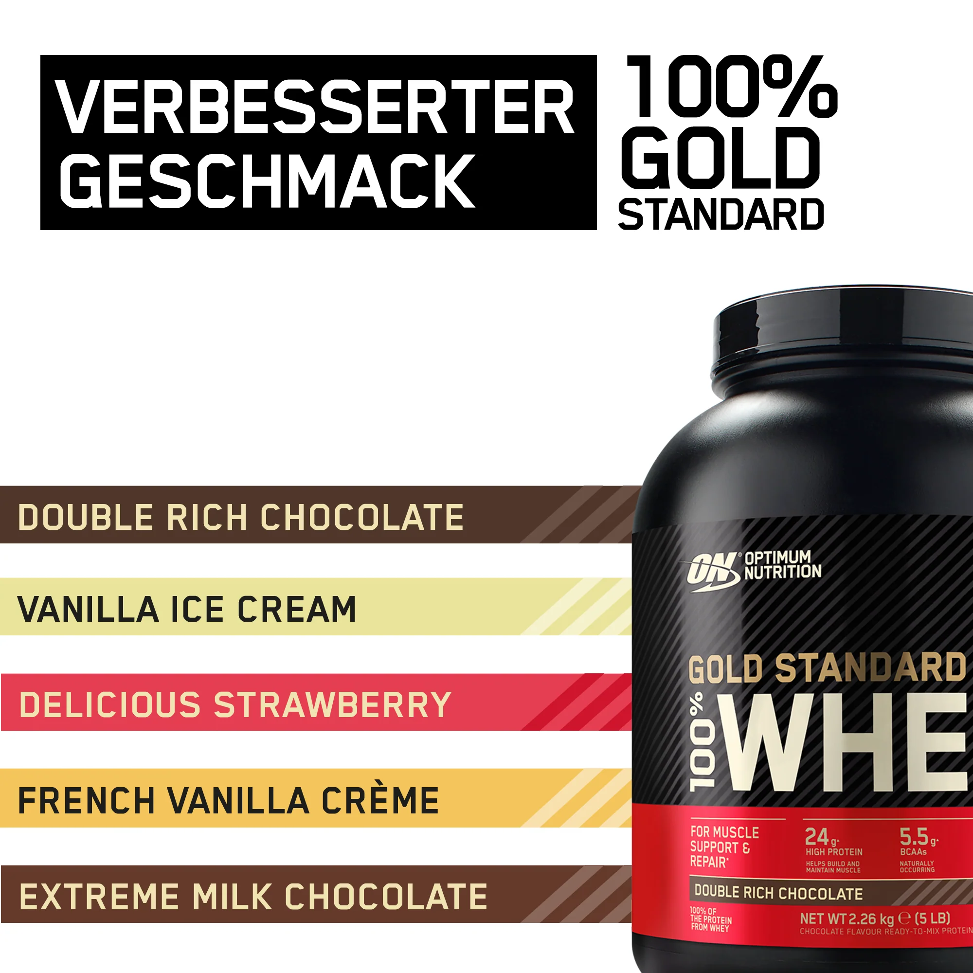 100% Whey Gold Standard (4530g) - Image 7