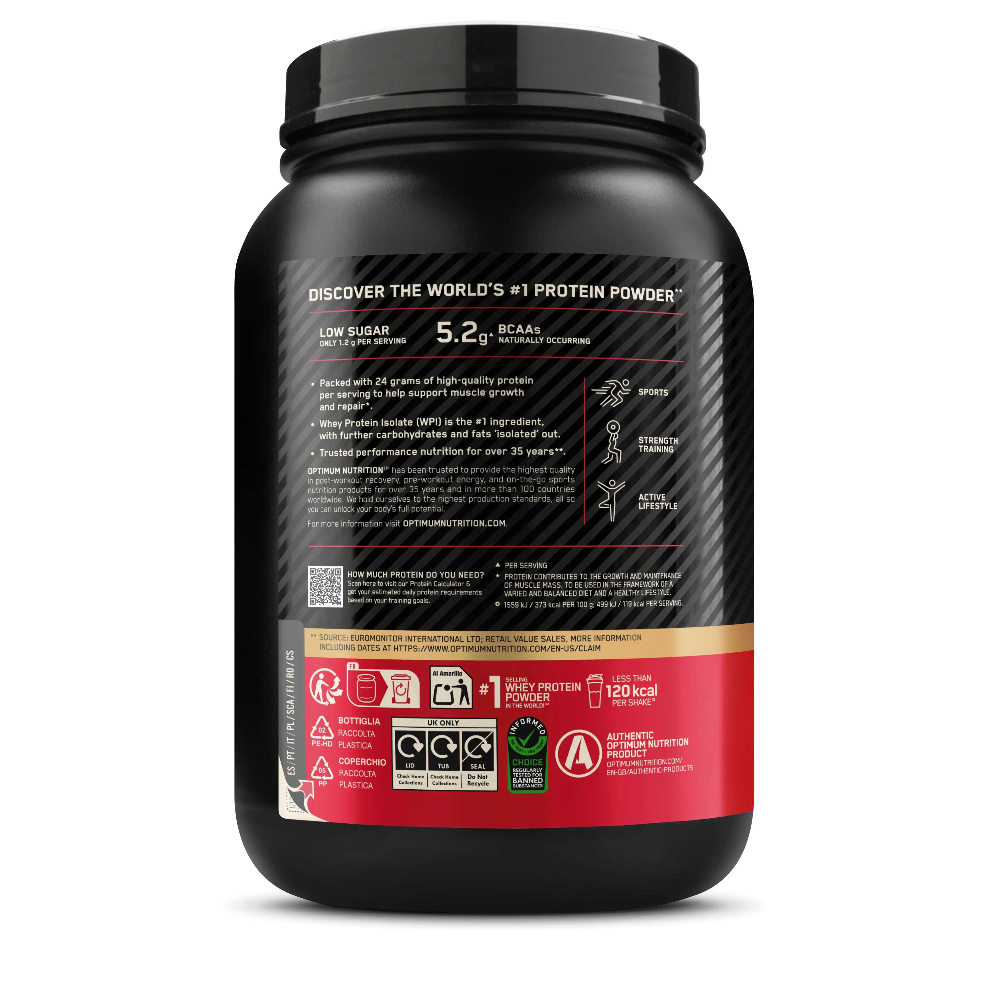 100% Whey Gold Standard (780g) - Image 38