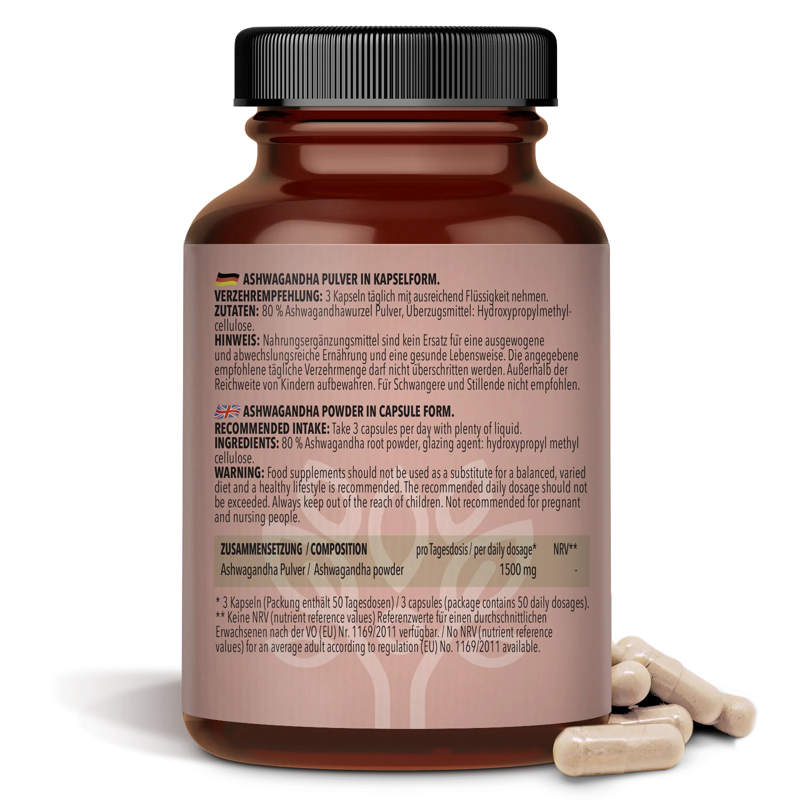 2 x Ashwagandha Pulver in Kapselform (2 x 150 Kapseln) - Image 5