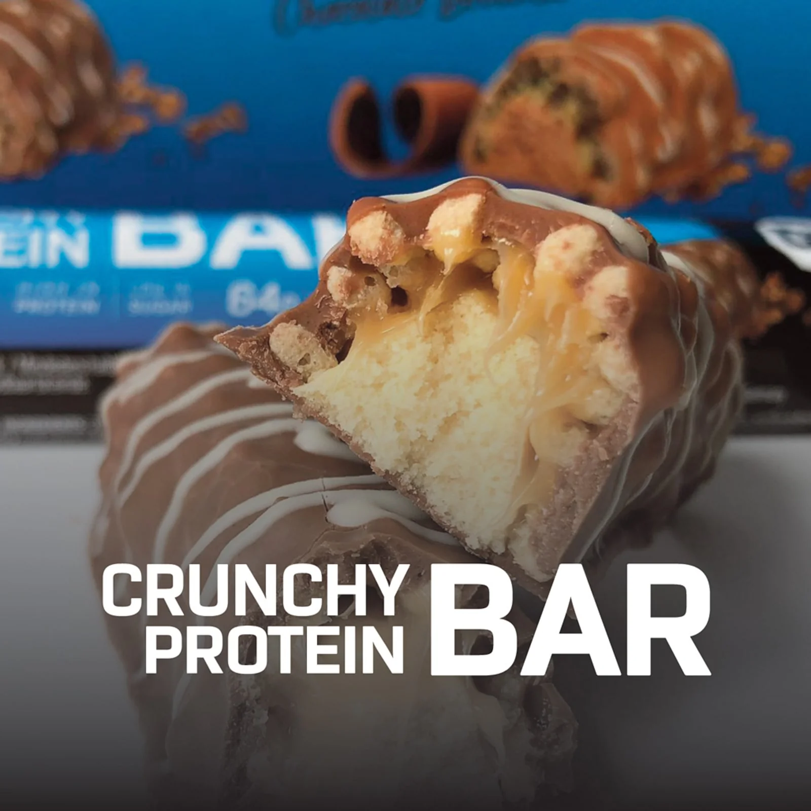 3 x Crunchy Protein Bar (je 12x64g) - Image 4