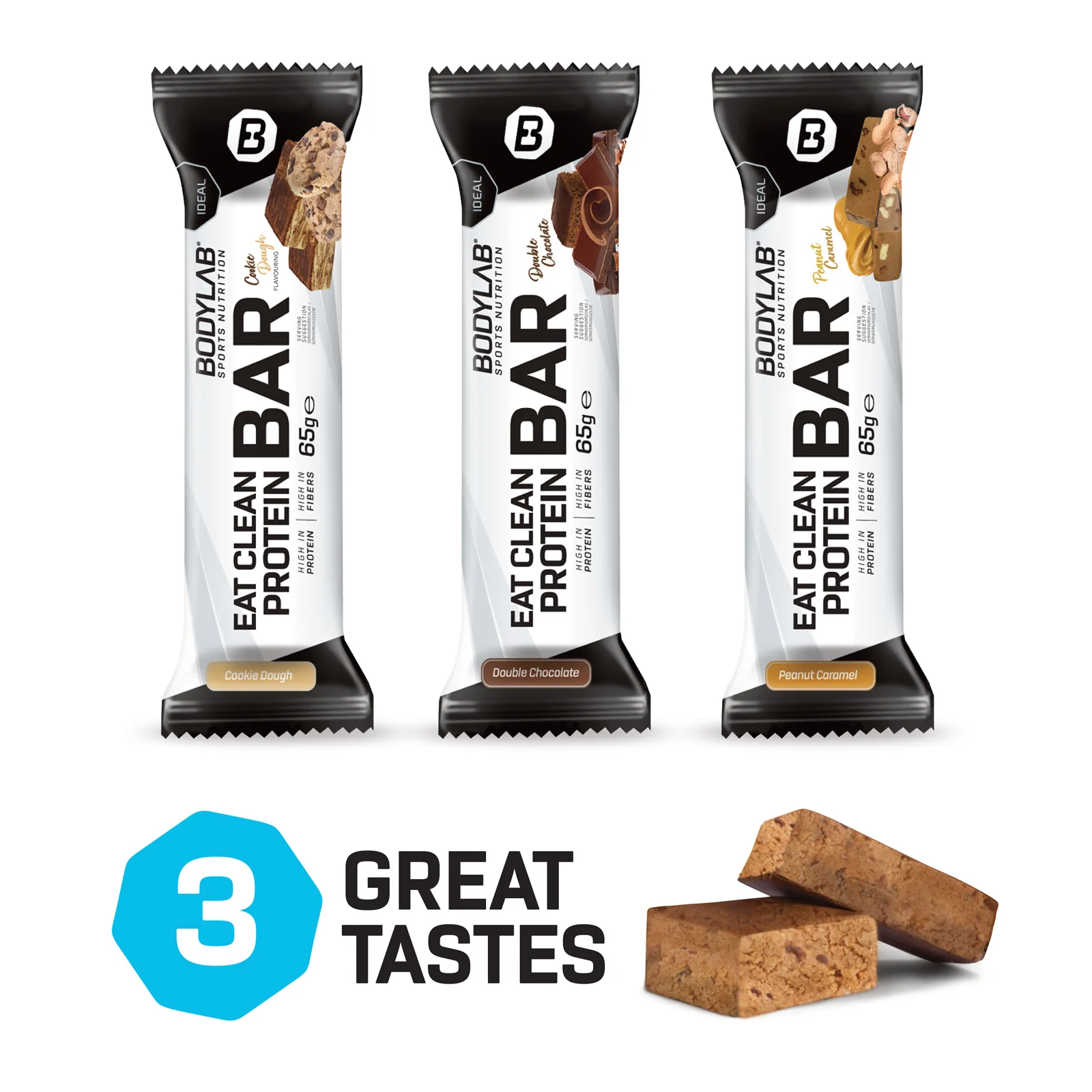 3 x Eat Clean Protein Bar (je 12x65g) - Image 7
