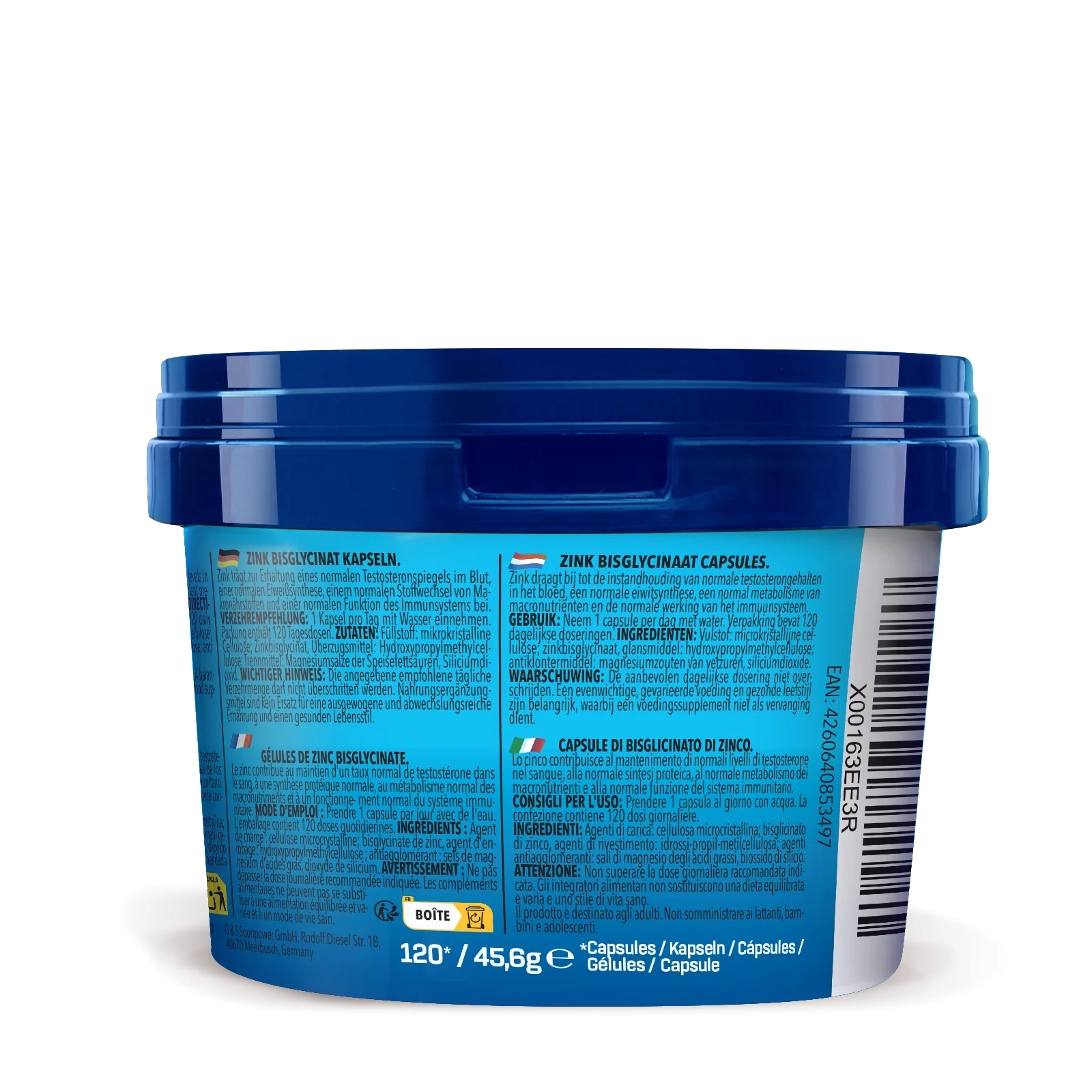 3 x Zinc Bisglycinate (je 120 Kapseln) - Image 3