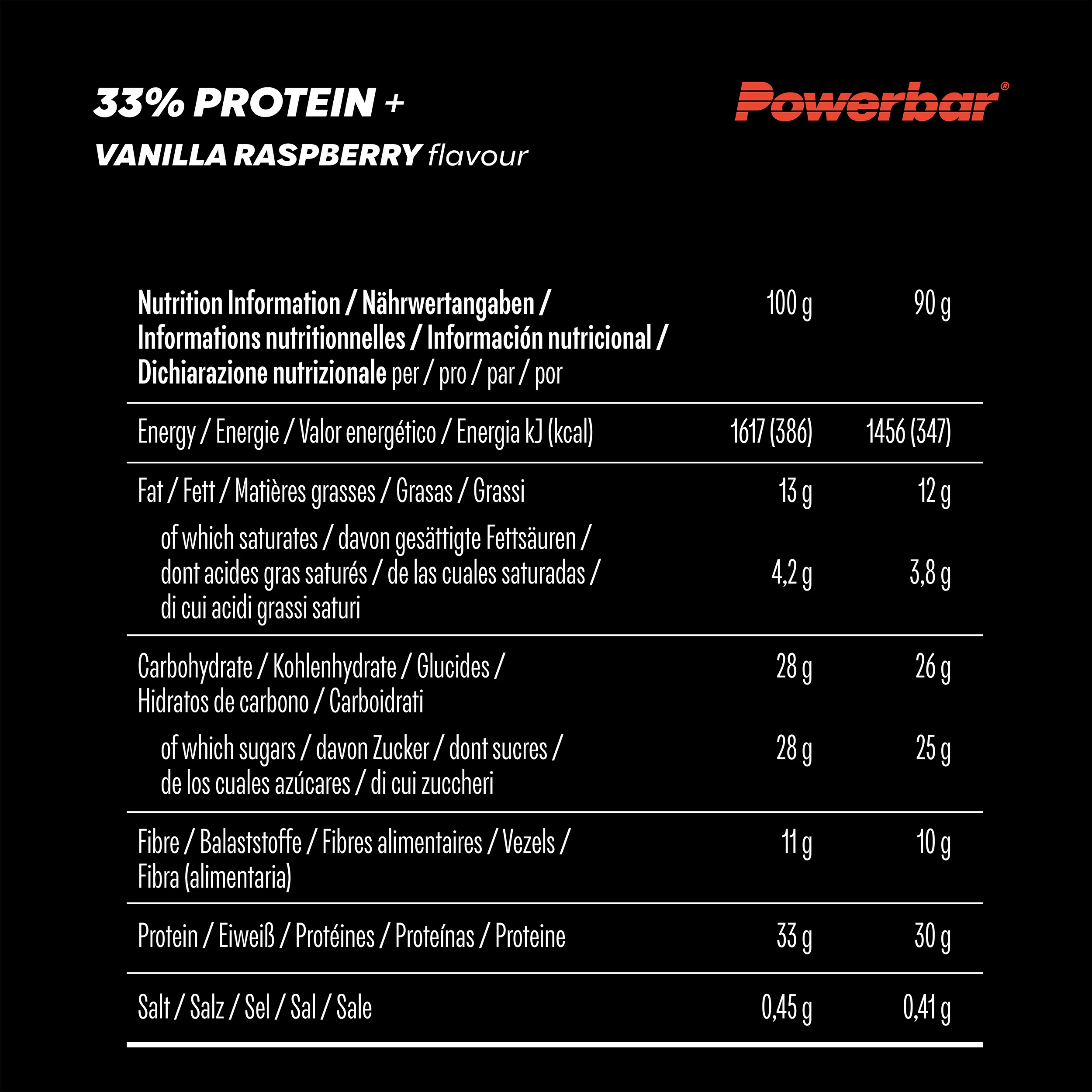 33% Protein+ Bar (10x90g) - Image 11