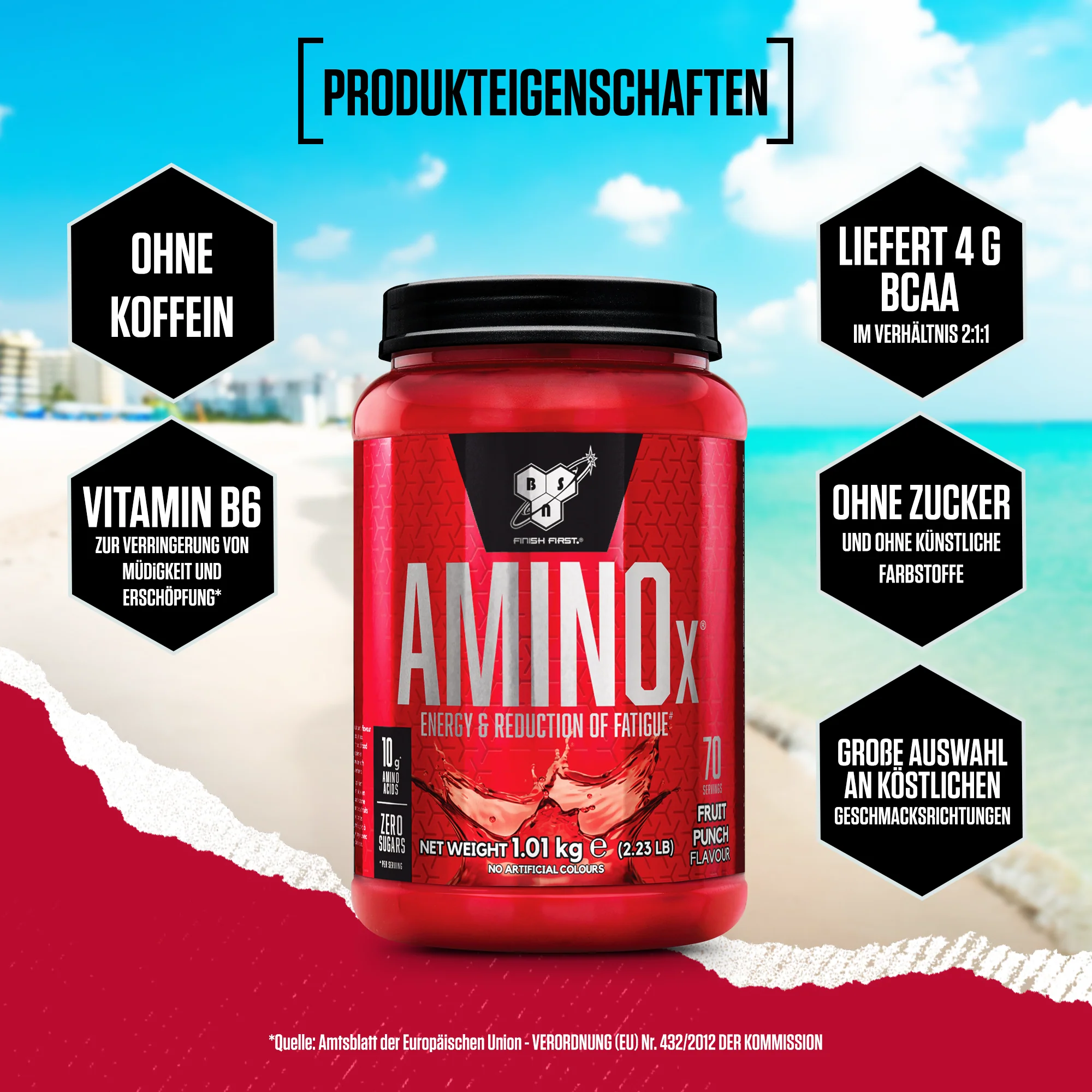 Amino X Aminosäuren BCAA (1000g) - Image 11