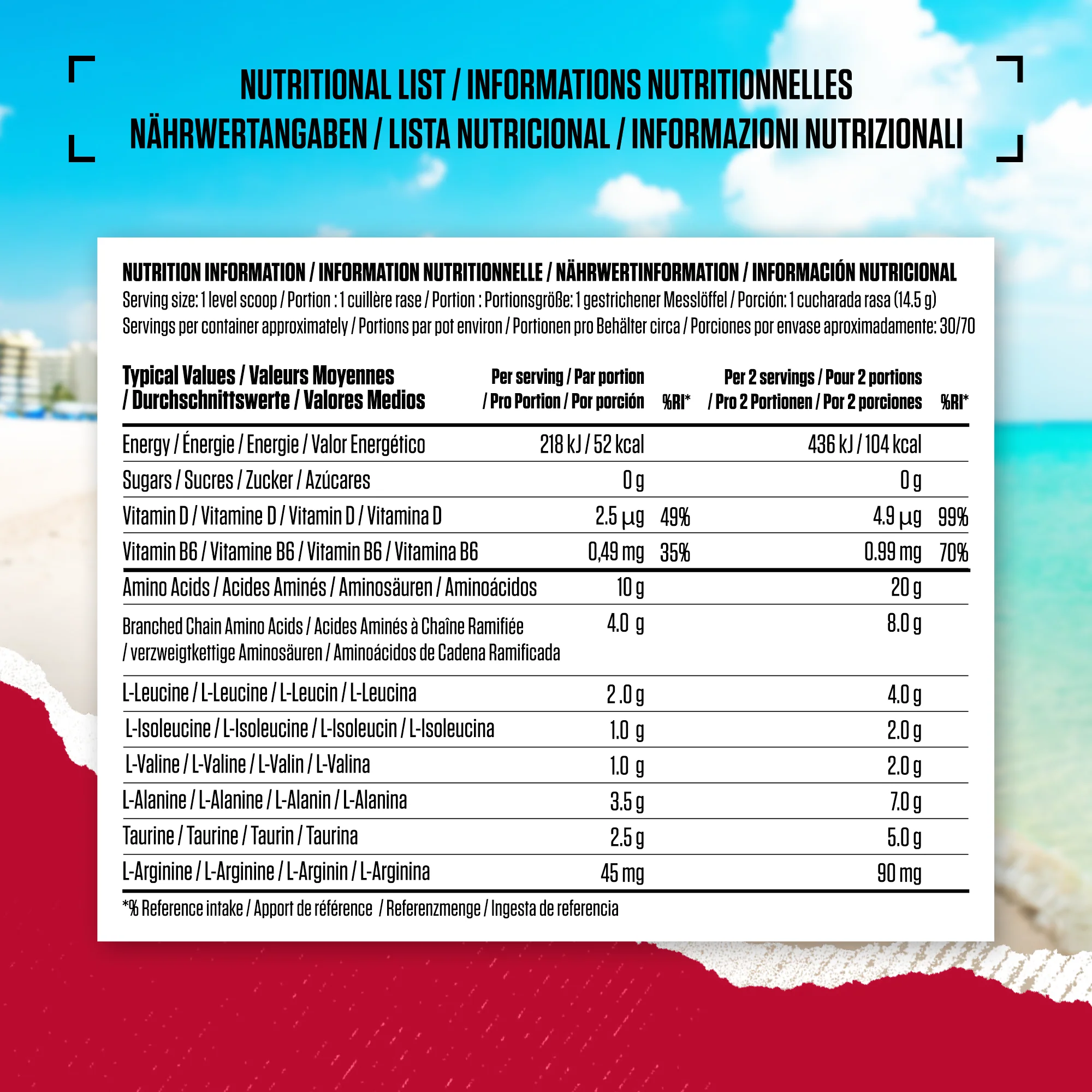 Amino X Aminosäuren BCAA (435g) - Image 3
