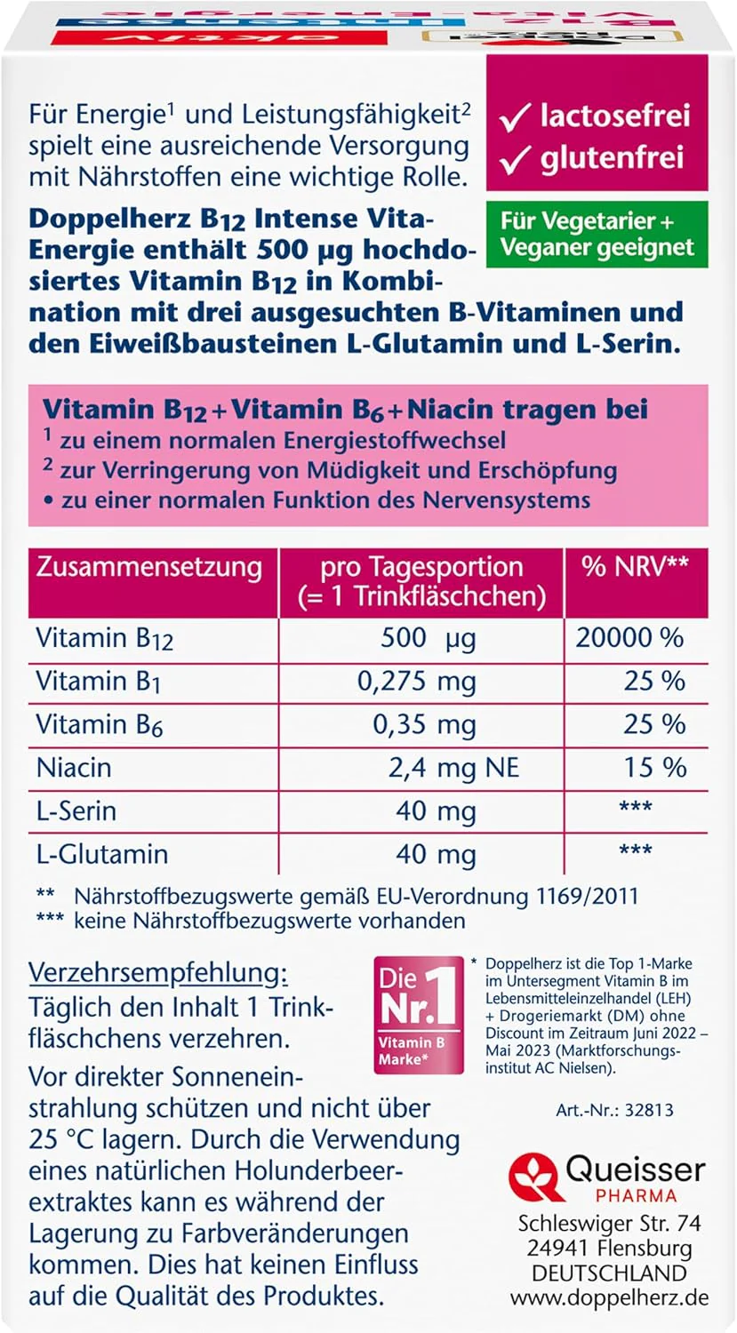 B12 Intense Vita-Energie Trinkampullen (18x10ml) - Image 2