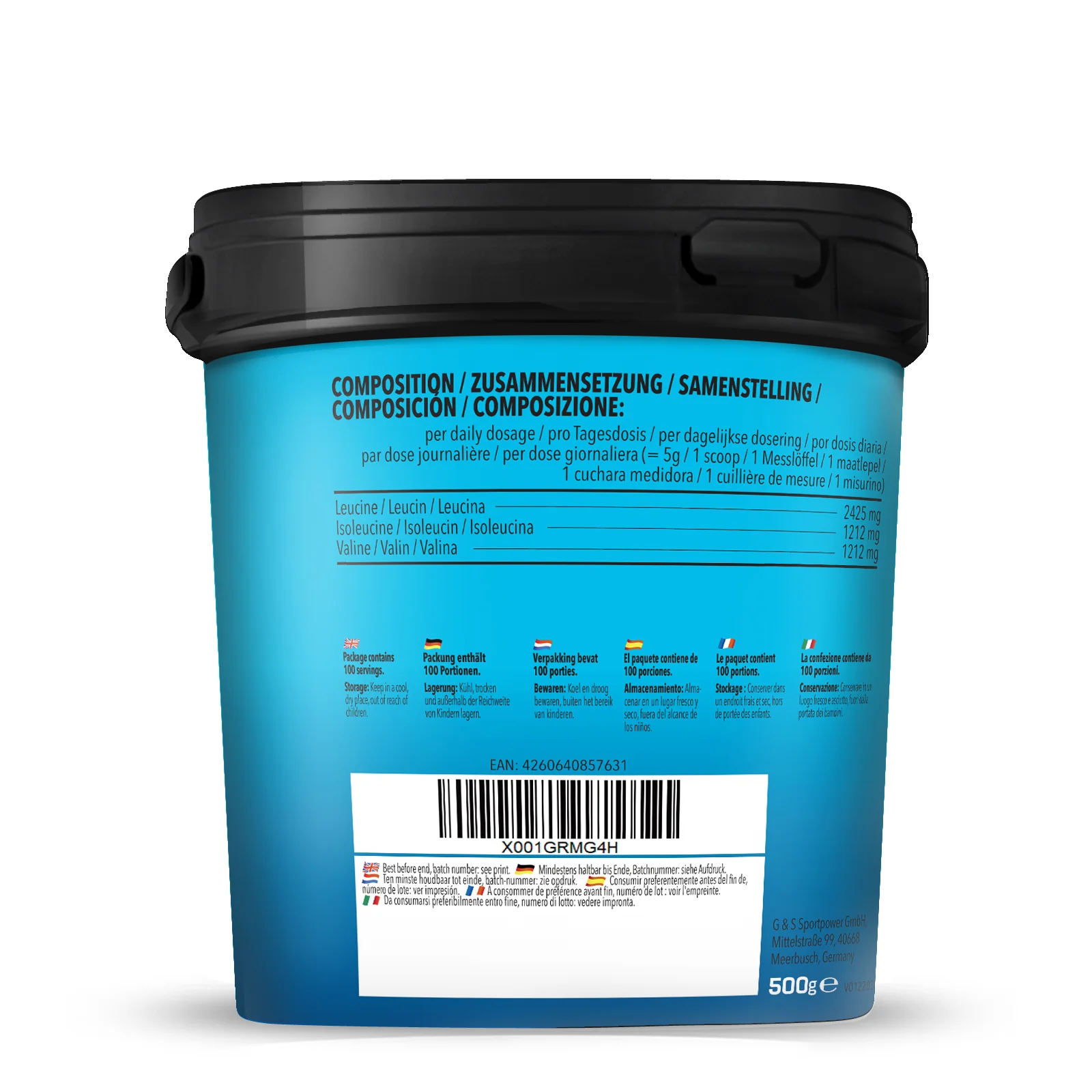 BCAA Powder (500g) - Image 2