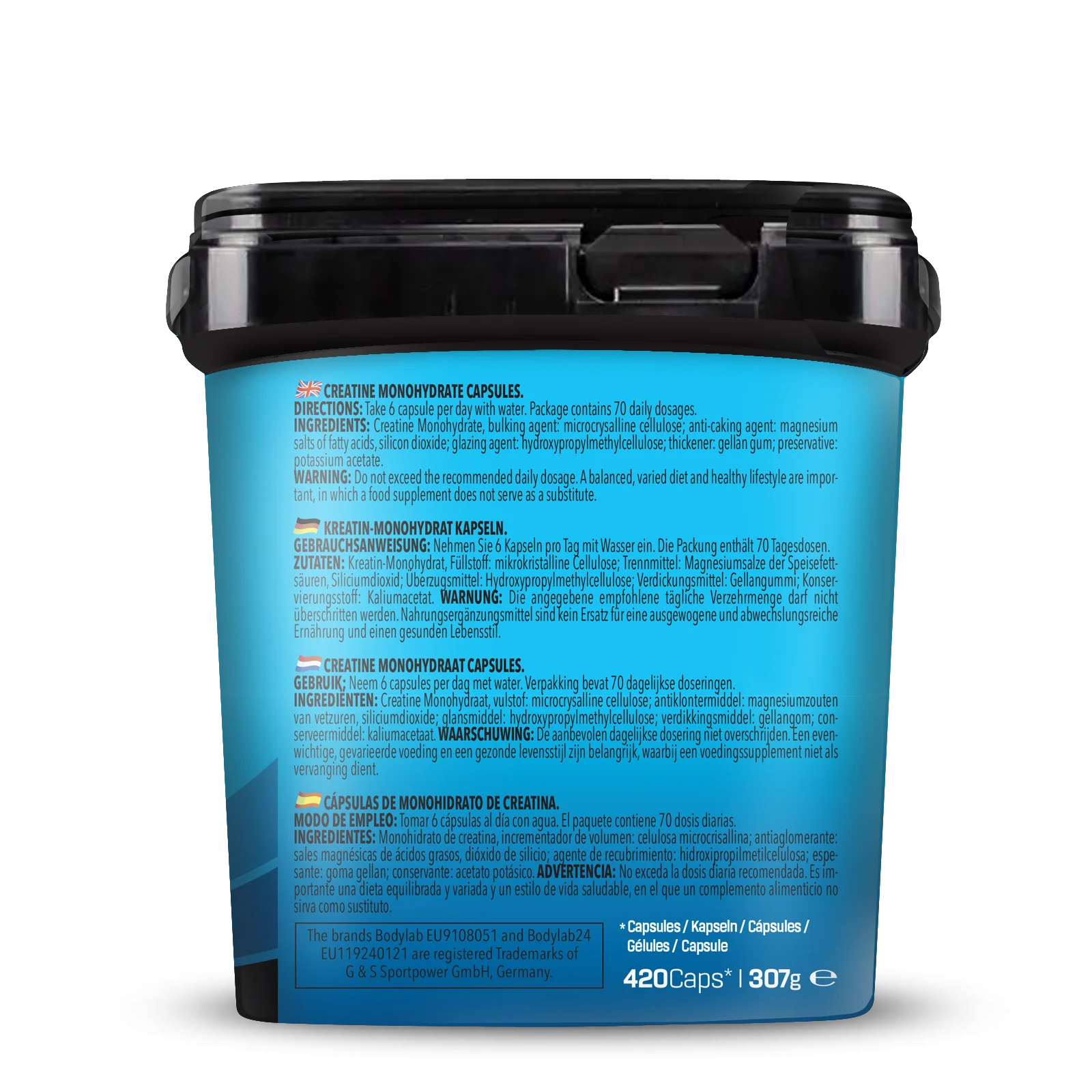 BIG PACK Creatine Monohydrate (420 Kapseln) - Image 3