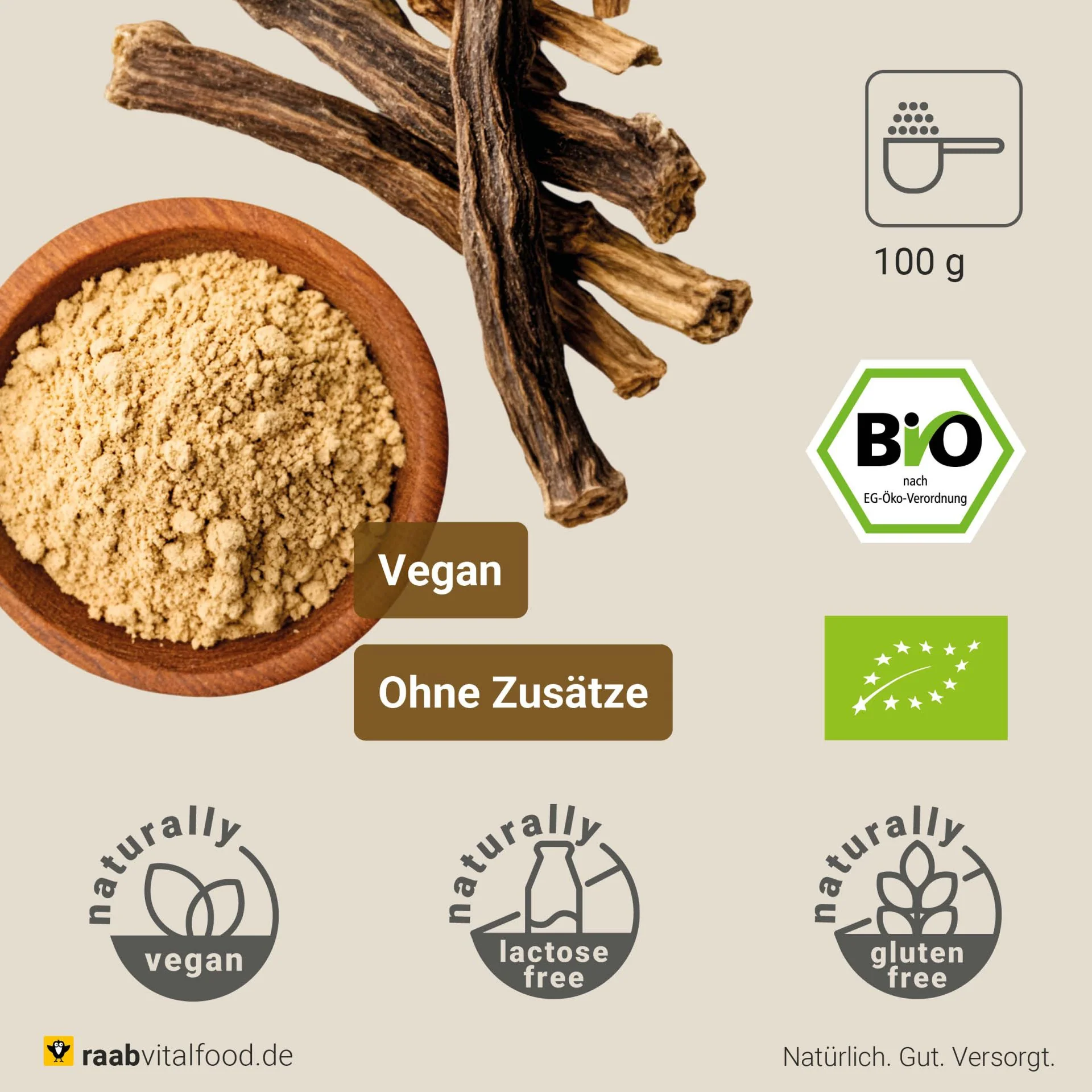 Bio Ashwagandha Pulver (100g) - Image 4