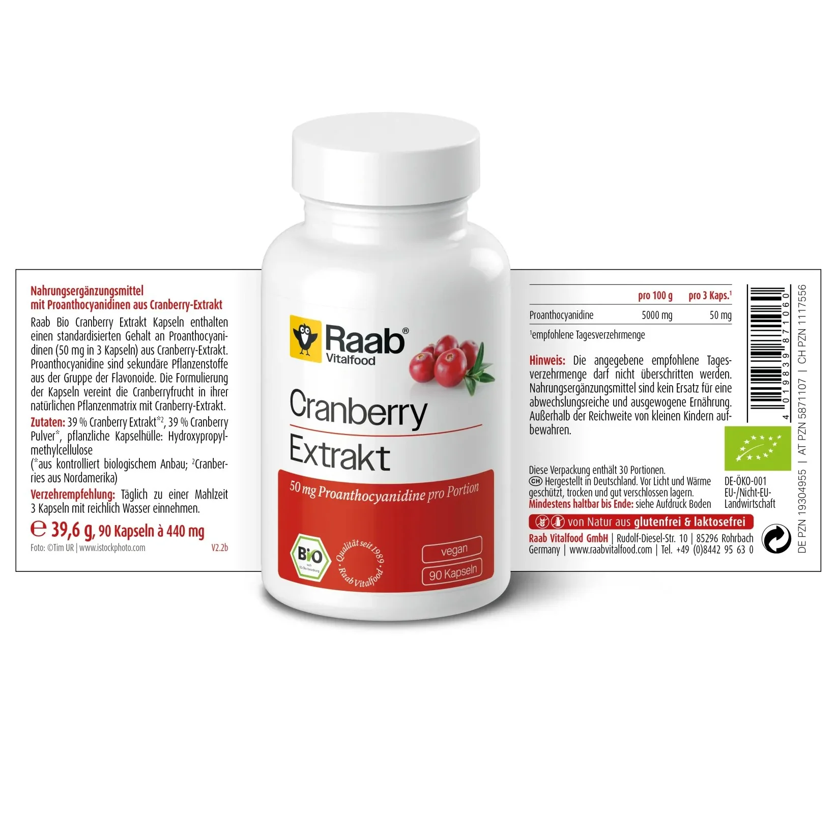 Bio Cranberry Extrakt (90 Kapseln) - Image 2