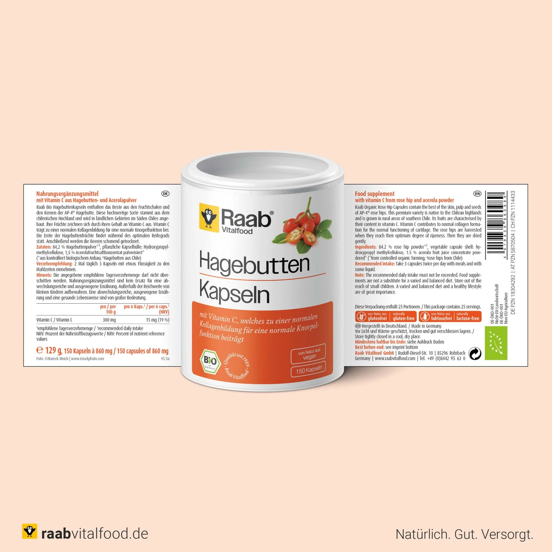 Hagebutte bio (150 Kapseln) - Image 2