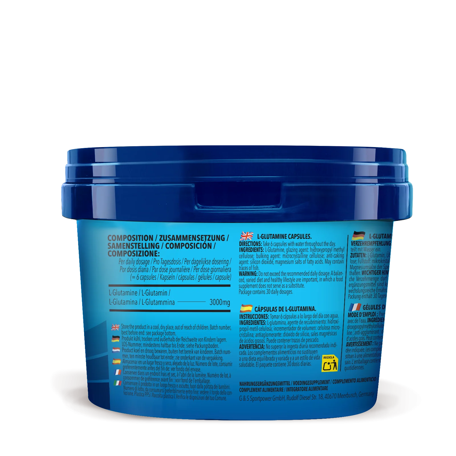 L-Glutamin (180 Kapseln) - Image 3