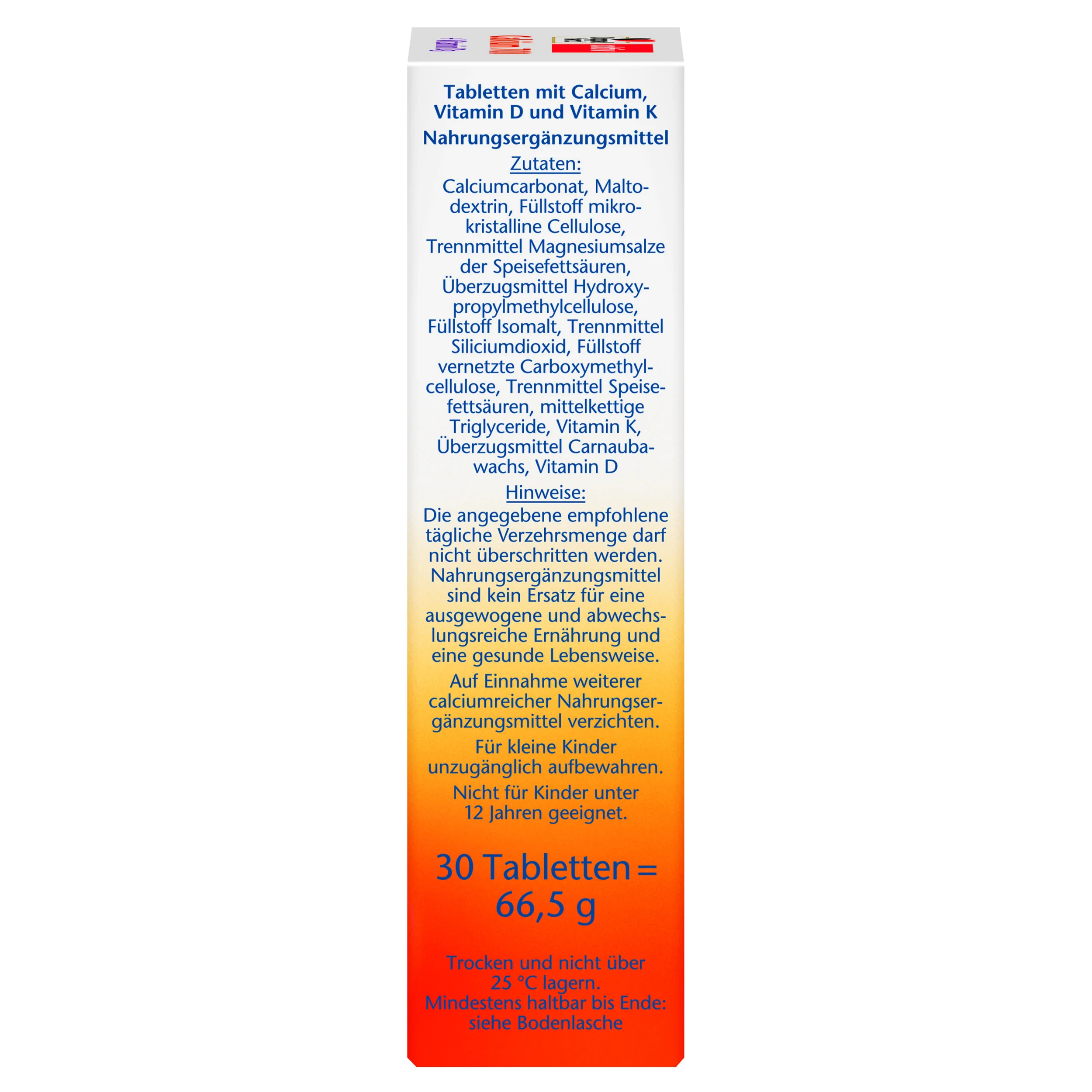 Calcium 700 + D3 (30 Tabletten) - Image 3