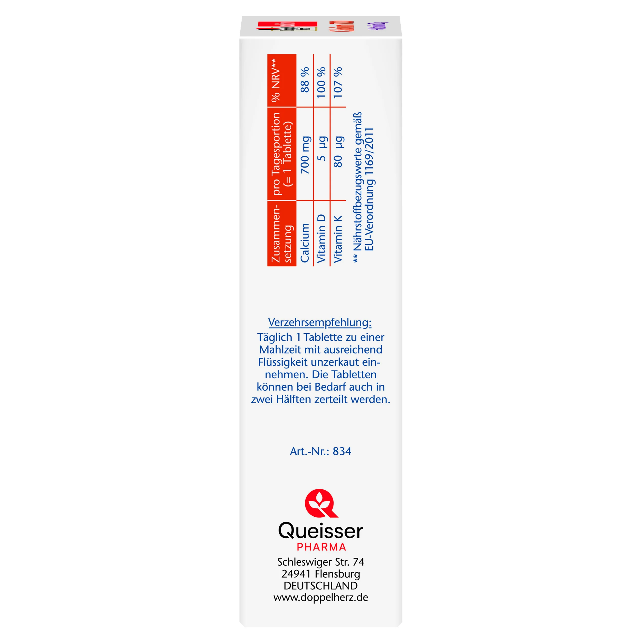 Calcium 700 + D3 (30 Tabletten) - Image 4