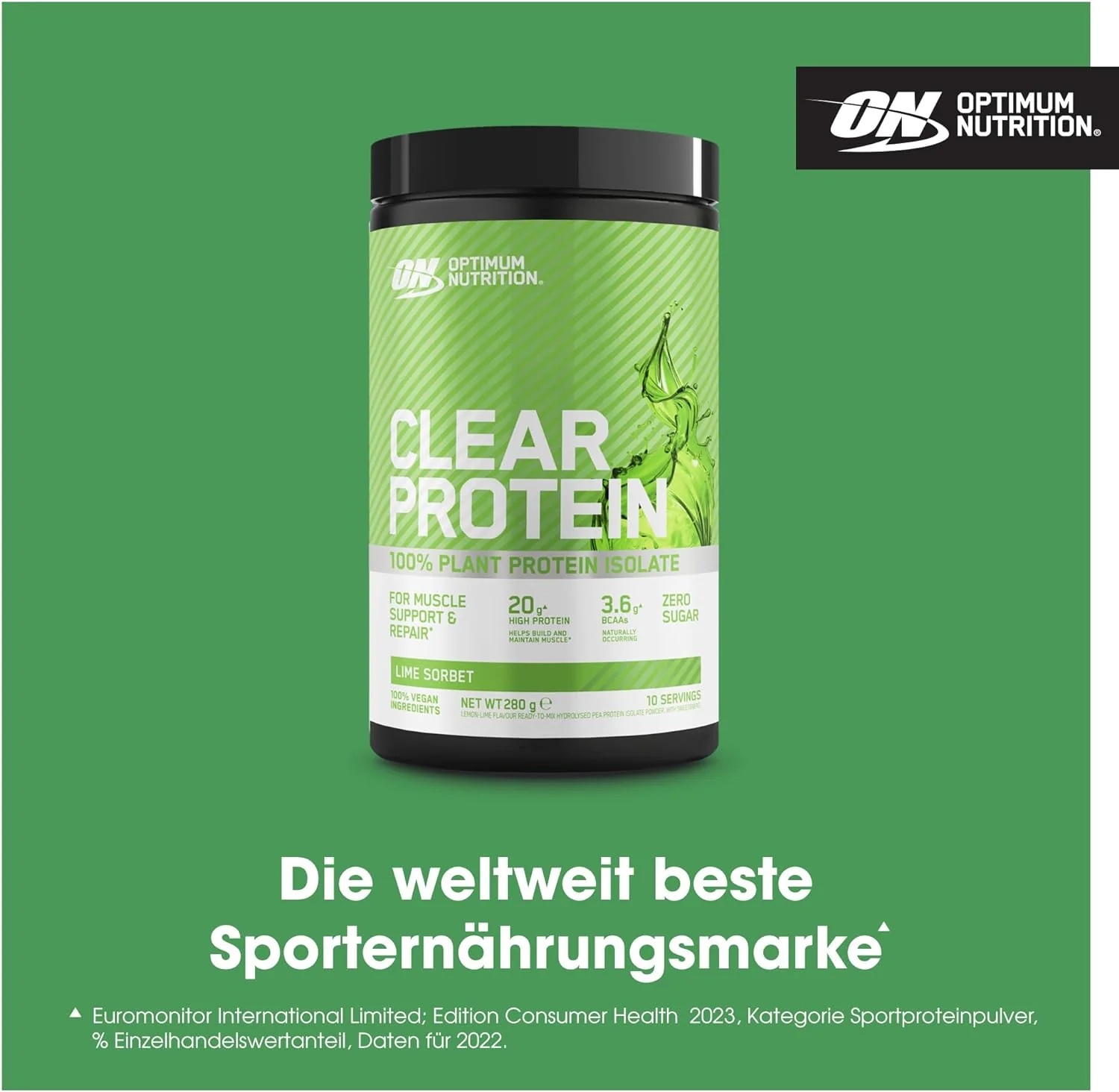 Clear Protein 100% Plant Protein Isolate (280g) - Image 12