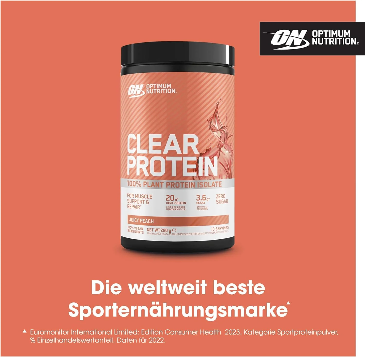 Clear Protein 100% Plant Protein Isolate (280g) - Image 14