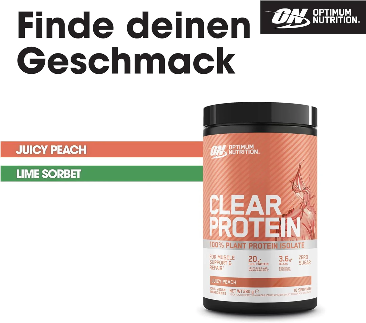 Clear Protein 100% Plant Protein Isolate (280g) - Image 15