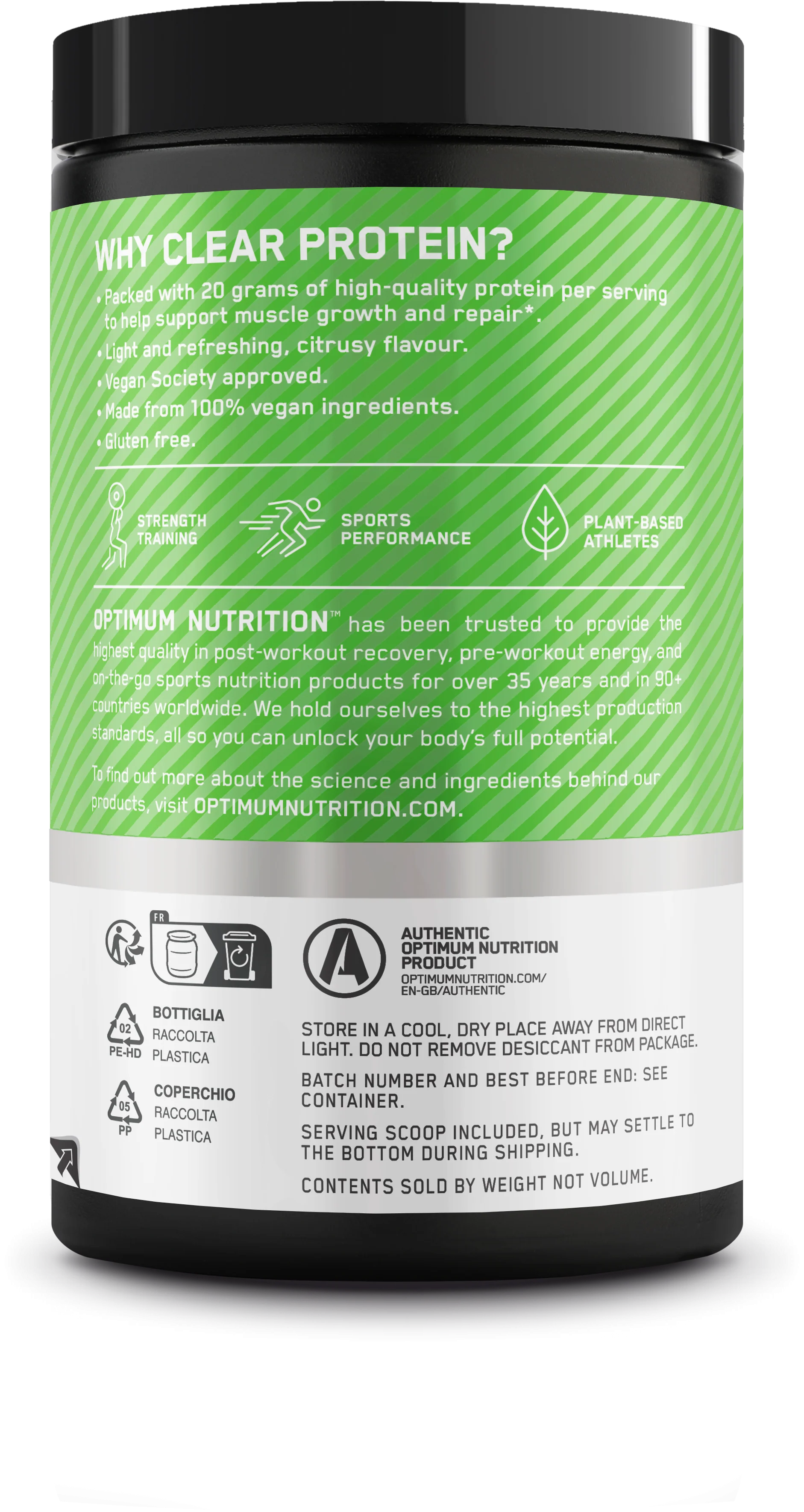 Clear Protein 100% Plant Protein Isolate (280g) - Image 3
