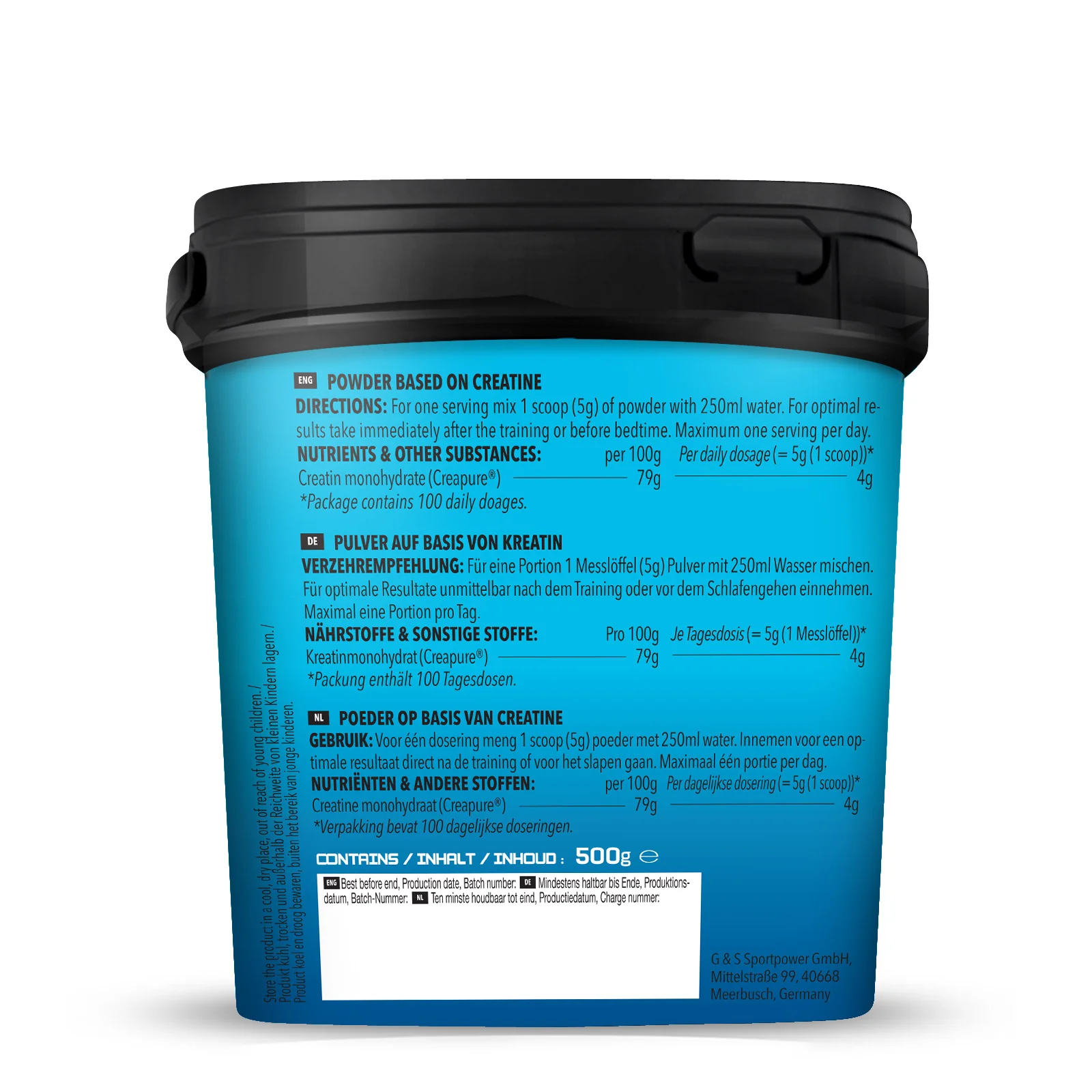 Creatine Creapure® Drink (500g) - Image 5