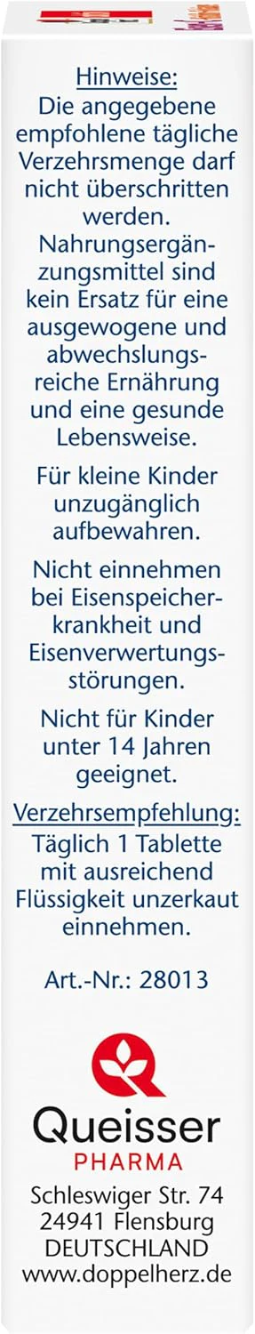 Eisen + C + Histidin + Folsäure (30 Tabletten) - Image 3