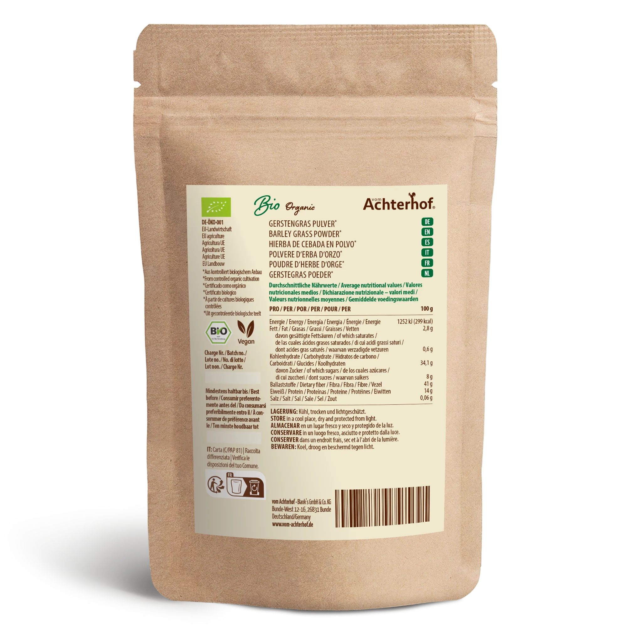 Bio Gerstengras Pulver (1000g) - Image 11