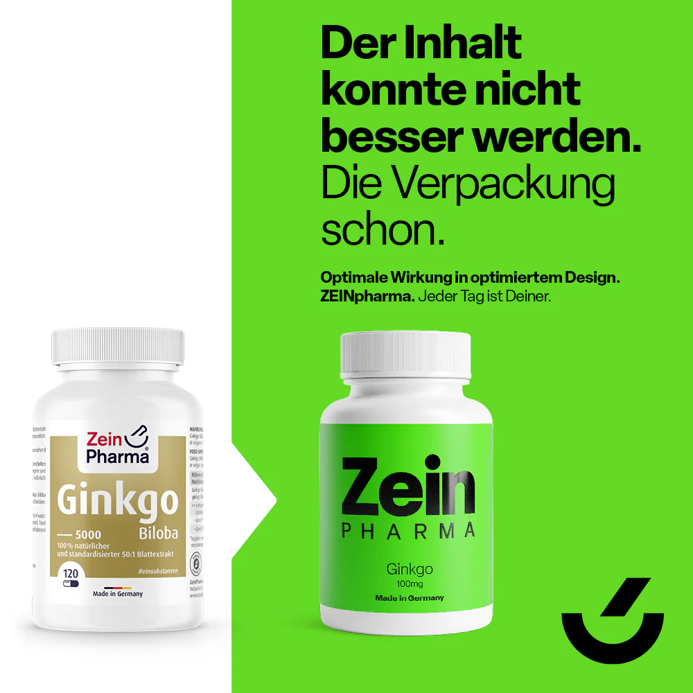 Ginkgo Biloba 100mg (120 Kapseln) - Image 3