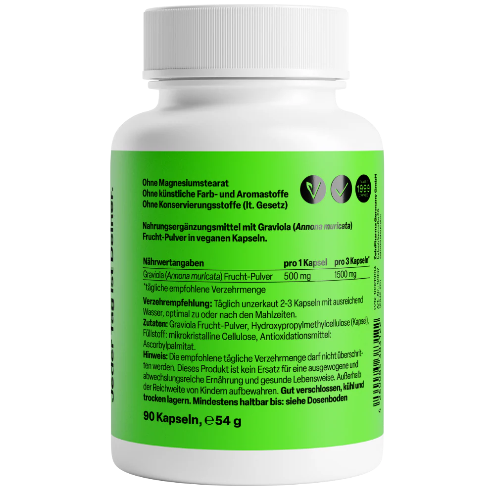 Graviola 500mg (90 Kapseln) - Image 2
