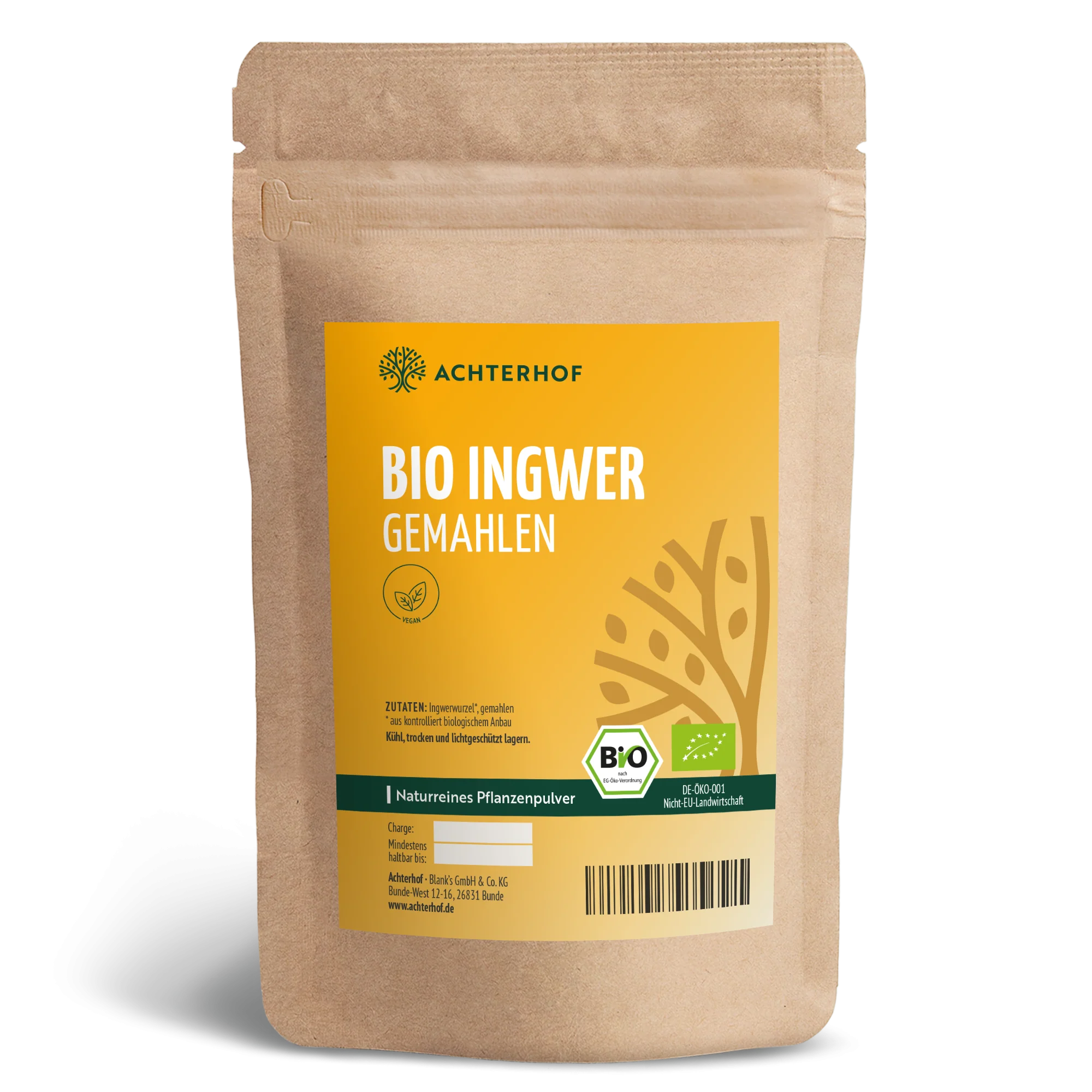 Bio Ingwer gemahlen (1000g)