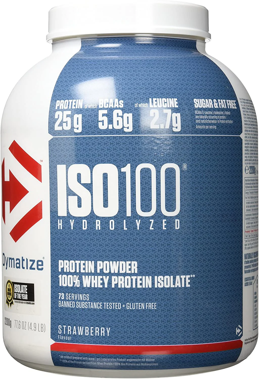 ISO 100 Hydrolyzed (2200g) - Image 5