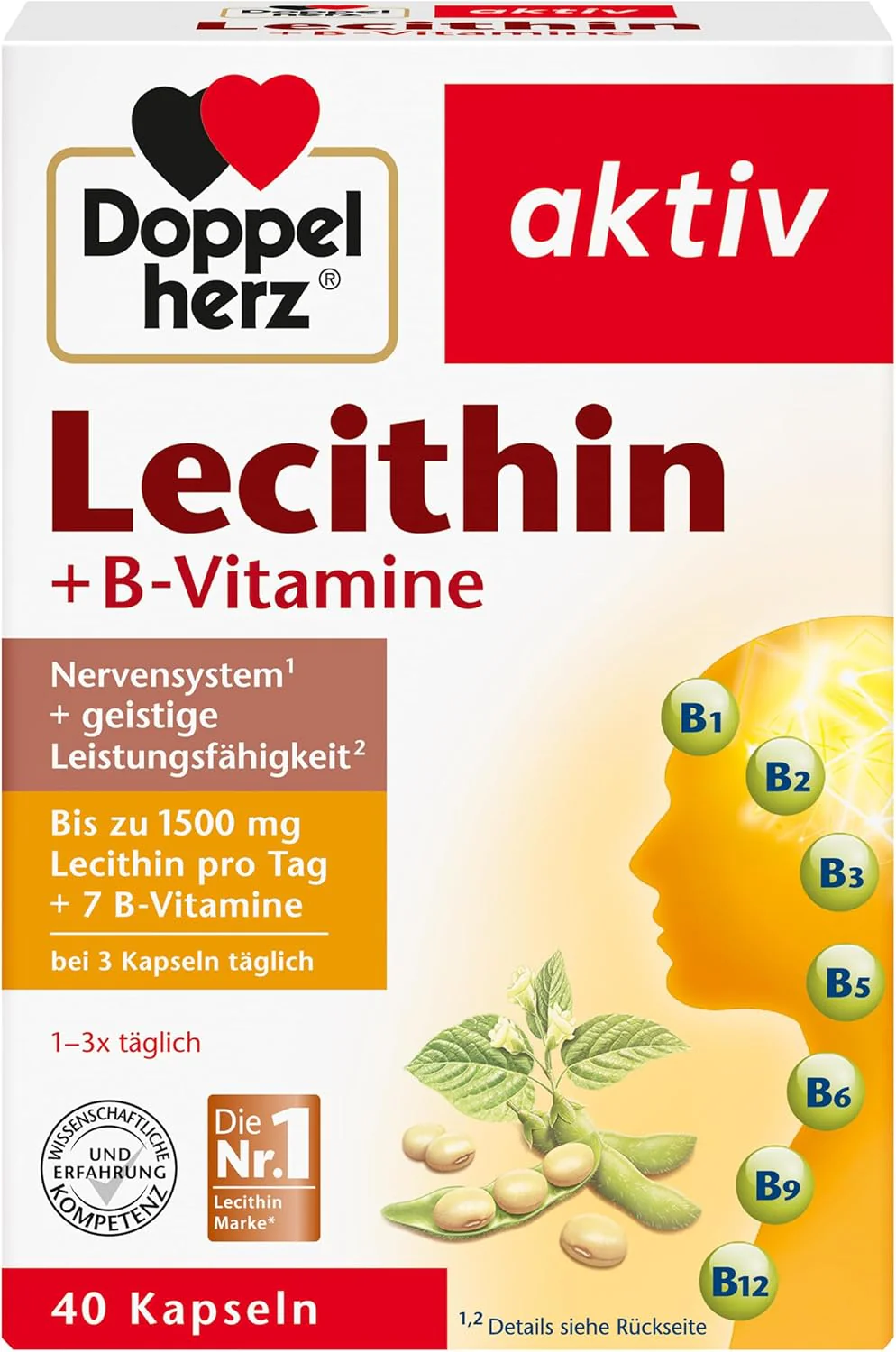 Lecithin B Vitamine (40 Kapseln)