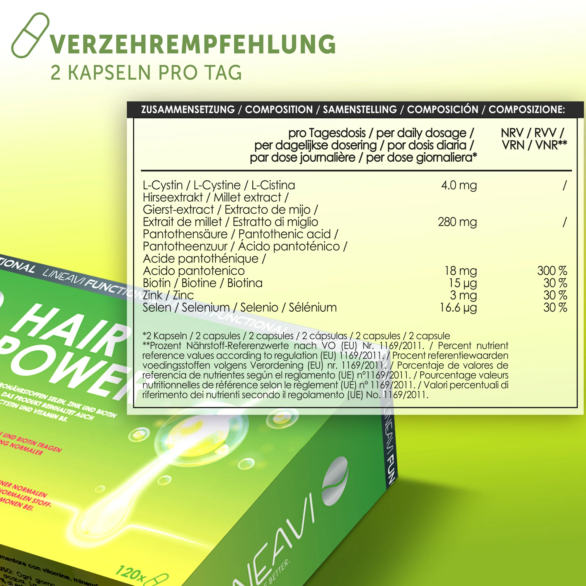 Haarkraft 4-Monatspackung (2x120 Kapseln) - Image 7