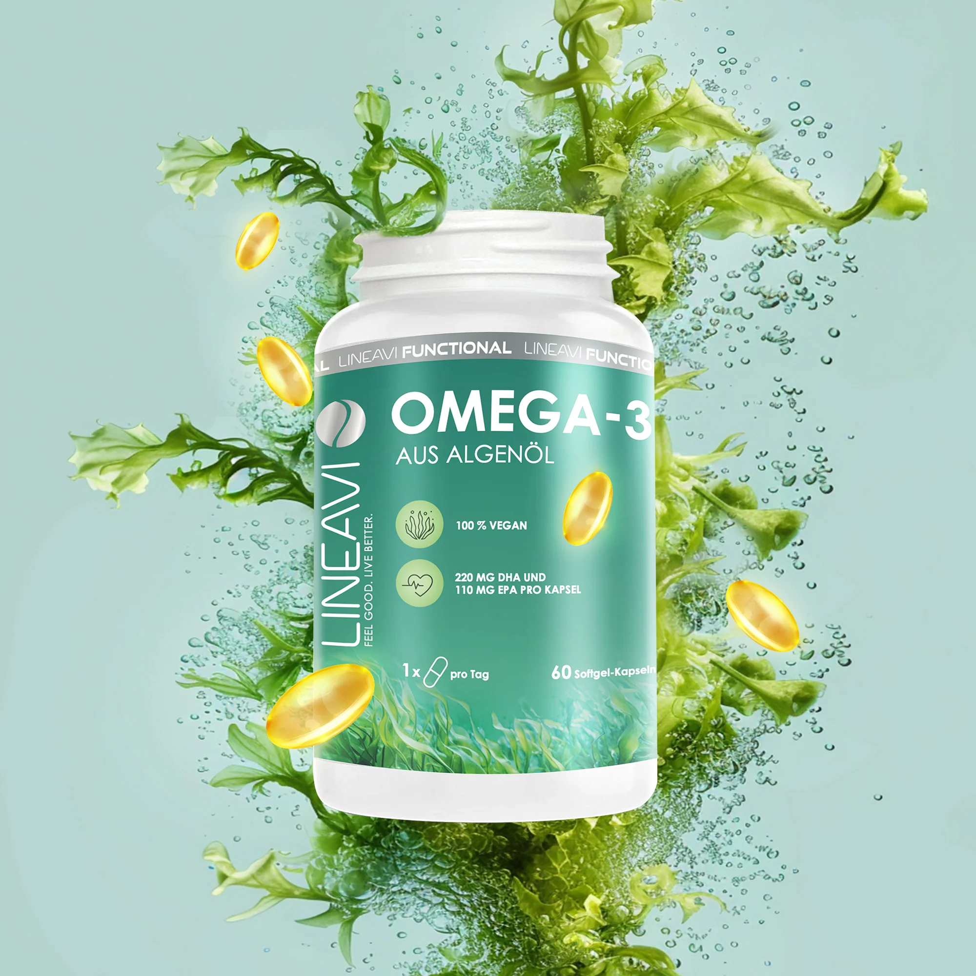 Omega 3 Vegan 4-Monatspackung (2x60 Kapseln) - Image 4