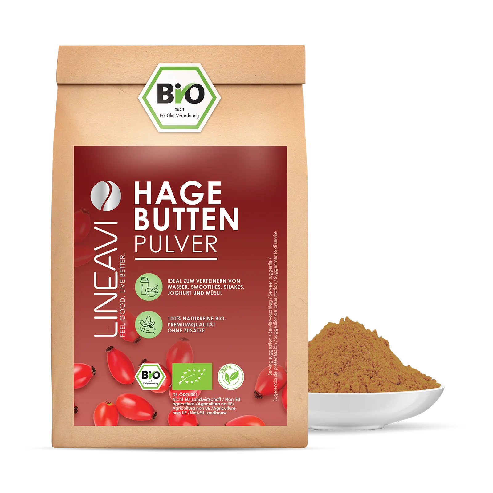 Hagebuttenpulver bio (1000g)