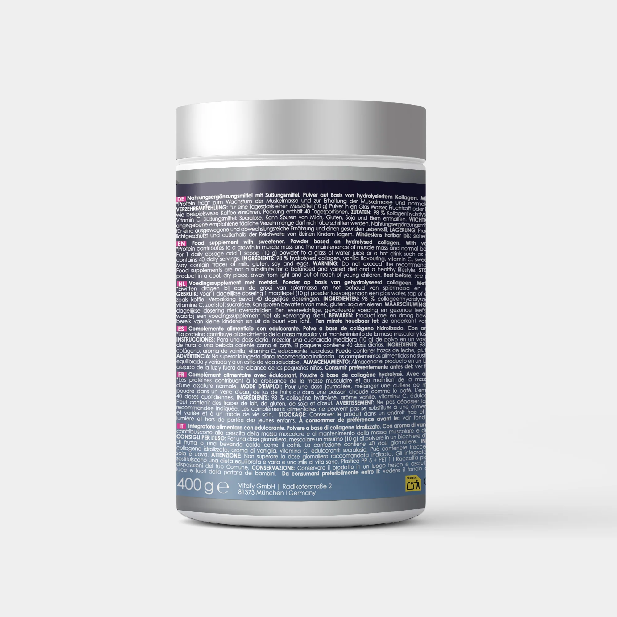 Kollagen Proteinpulver (400g) - Image 6
