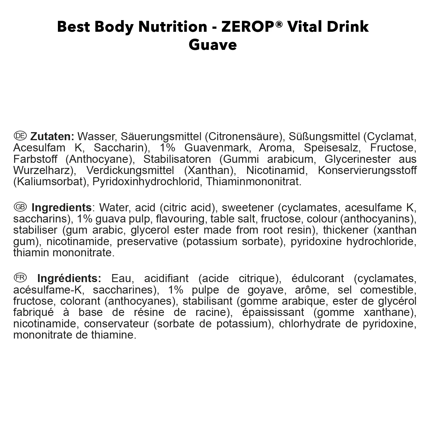 Vital Drink Zerop (1000ml) - Image 41