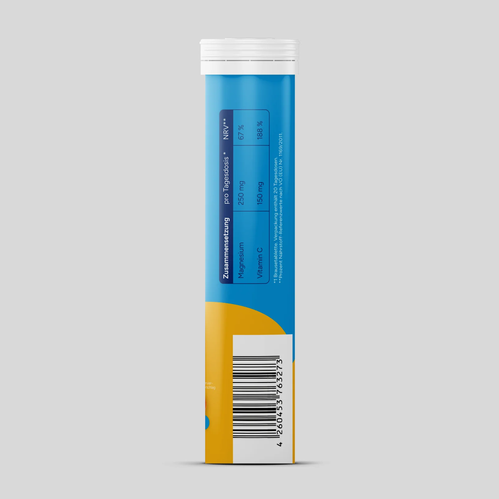 Magnesium + Vitamin C - Orange (20 Brausetabletten) - 6er Pack - Image 10