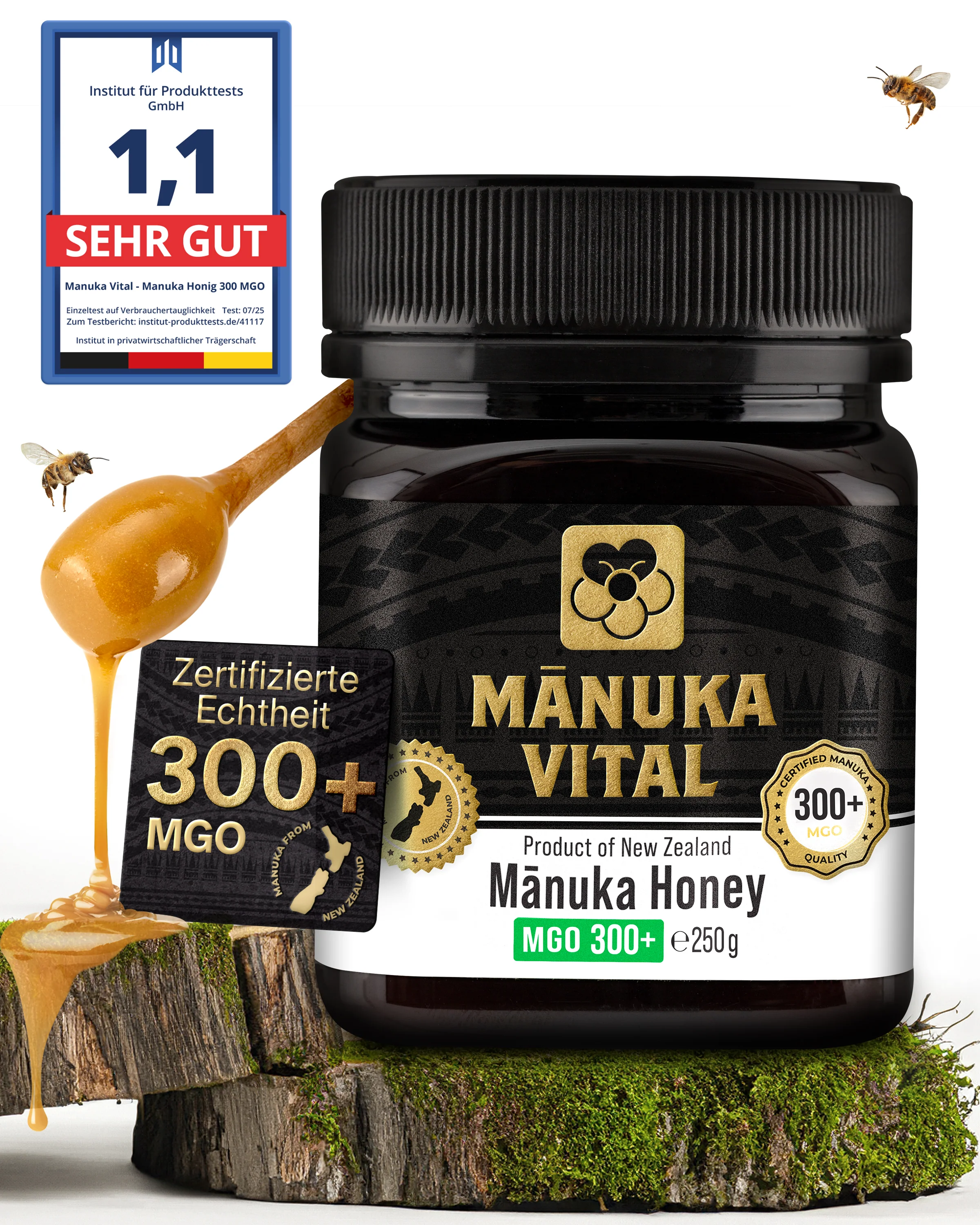 Manuka Vital Honig MGO 300+ (250g) - Image 5