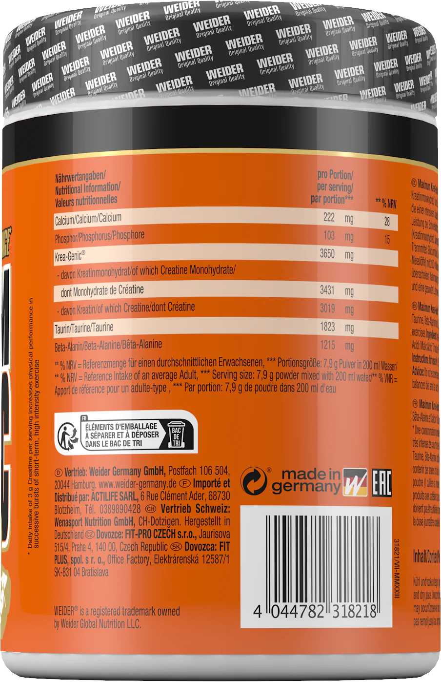 Maximum Krea-Genic Powder (554g) - Image 3