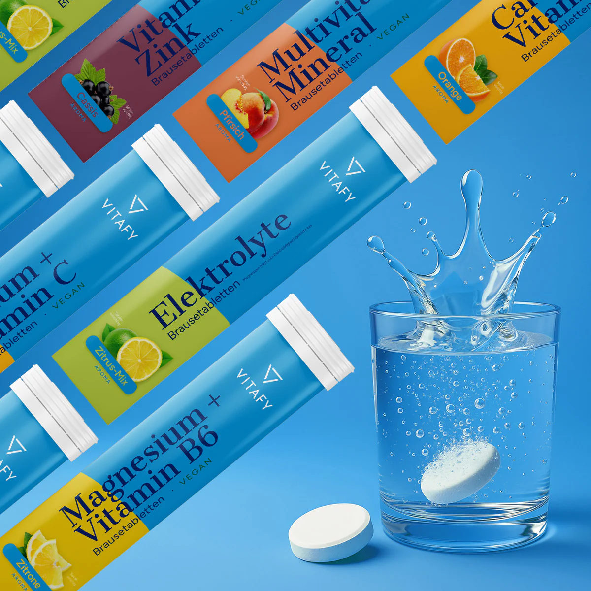 Multivitamin + Mineral - Pfirsich (20 Brausetabletten) - Image 6