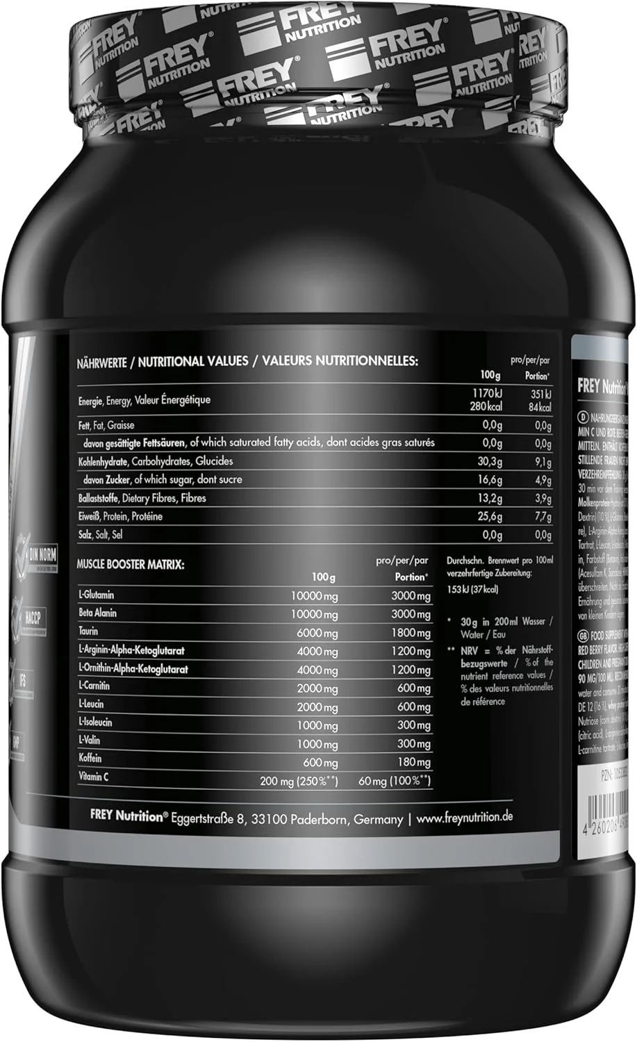 Muscle Booster Red Berry (900g) - Image 2
