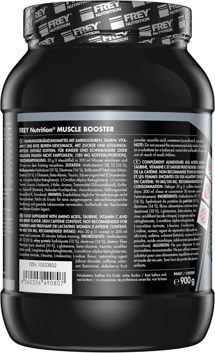 Muscle Booster Red Berry (900g) - Image 3