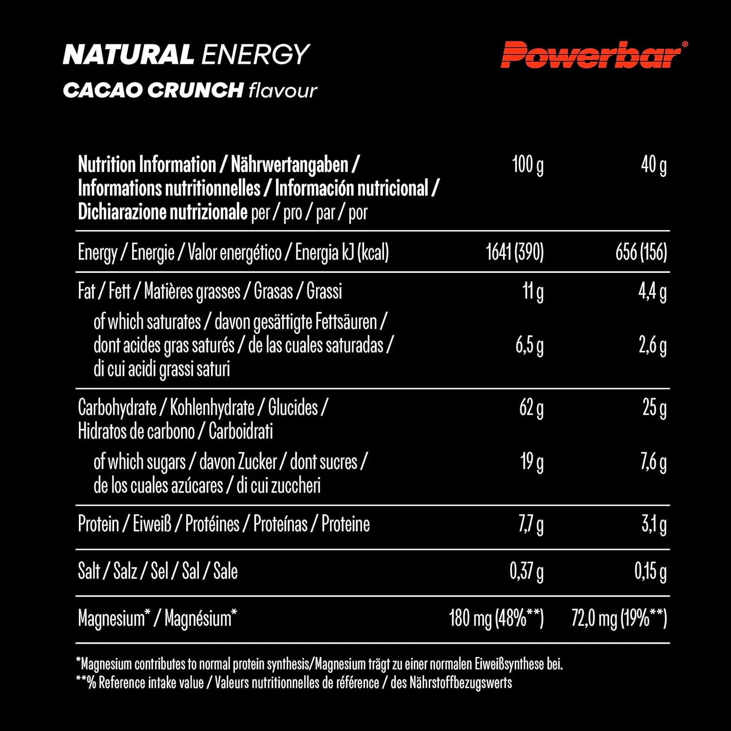 Natural Energy Cereal Bar (18x40g) - Image 3