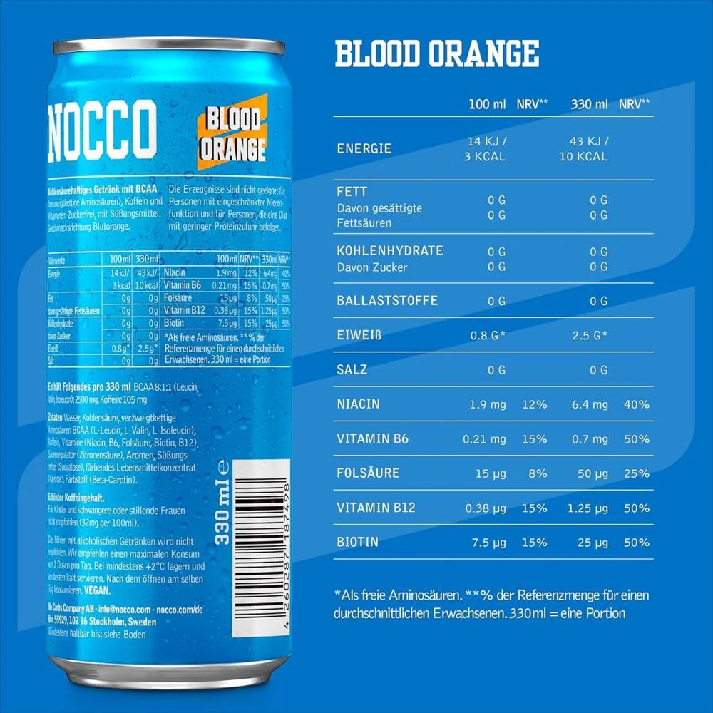 Nocco BCAA (24x330ml) - Image 6