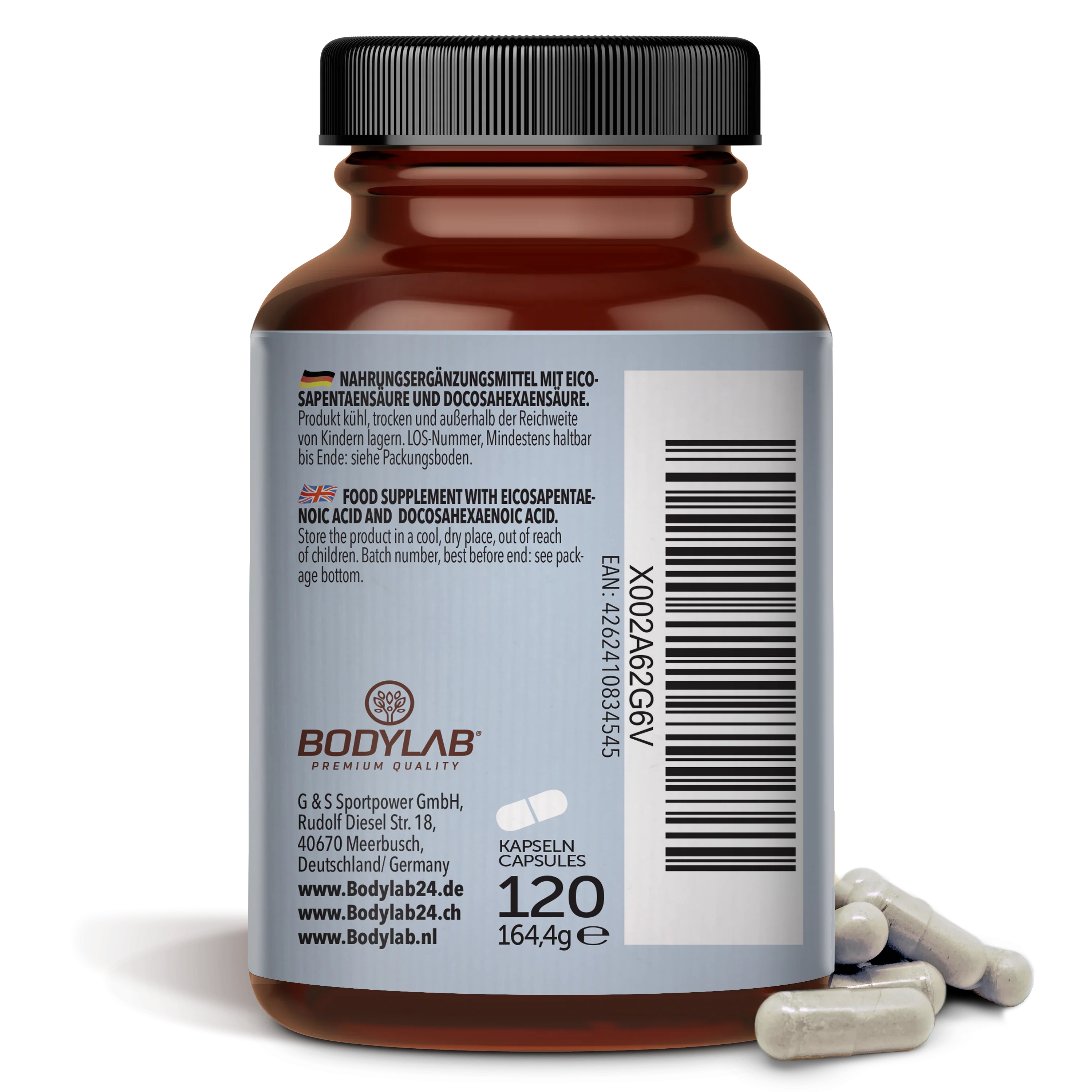 Omega-3 aus Fischöl Softgel (120 Kapseln) - Image 3