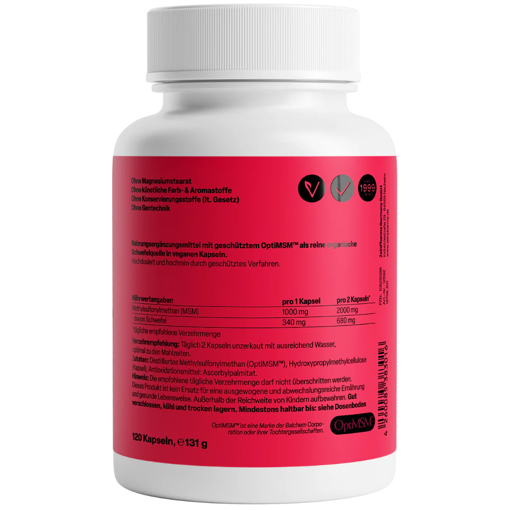 OptiMSM 1000mg (120 Kapseln) - Image 2