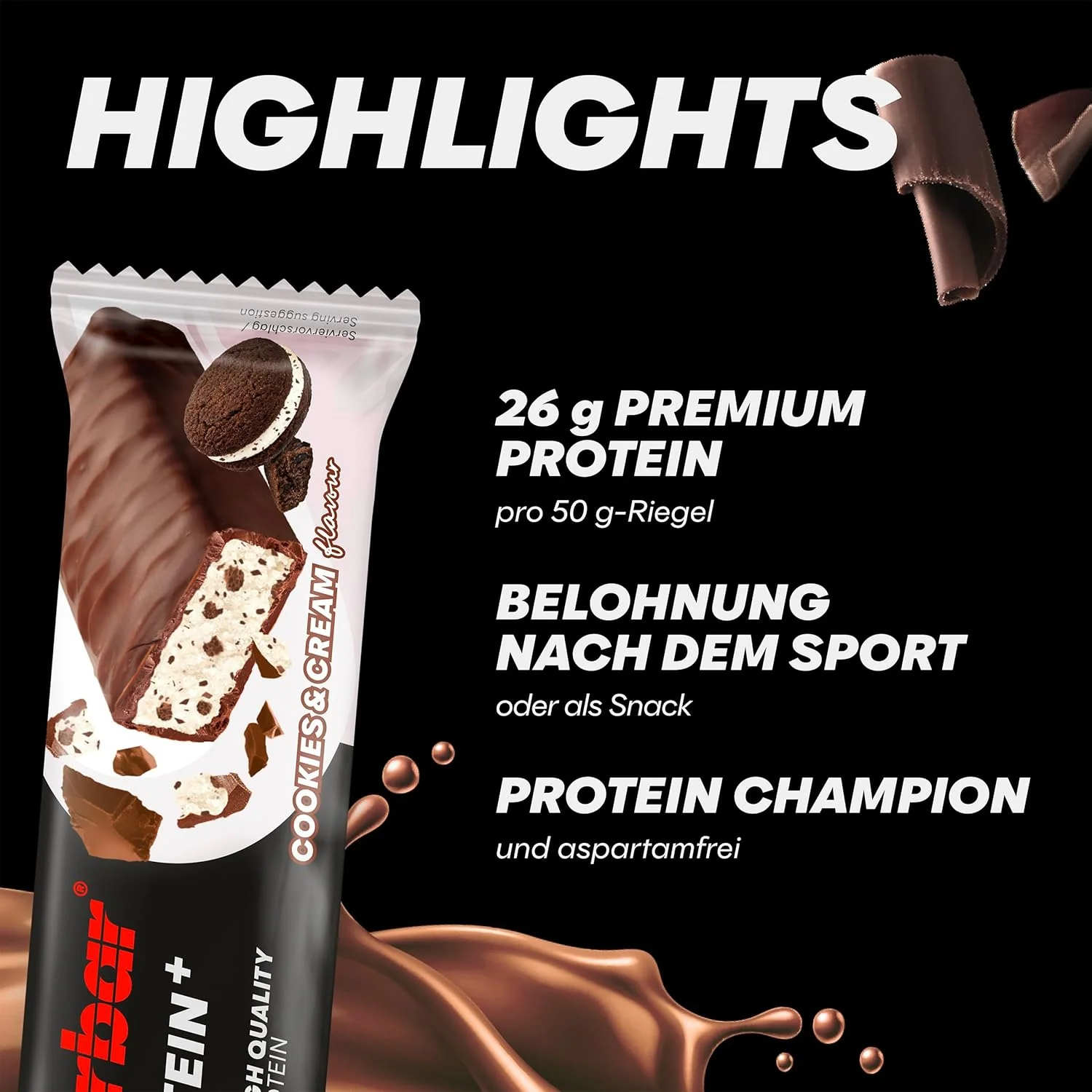 52% Protein+ Bar (20x50g) - Image 2