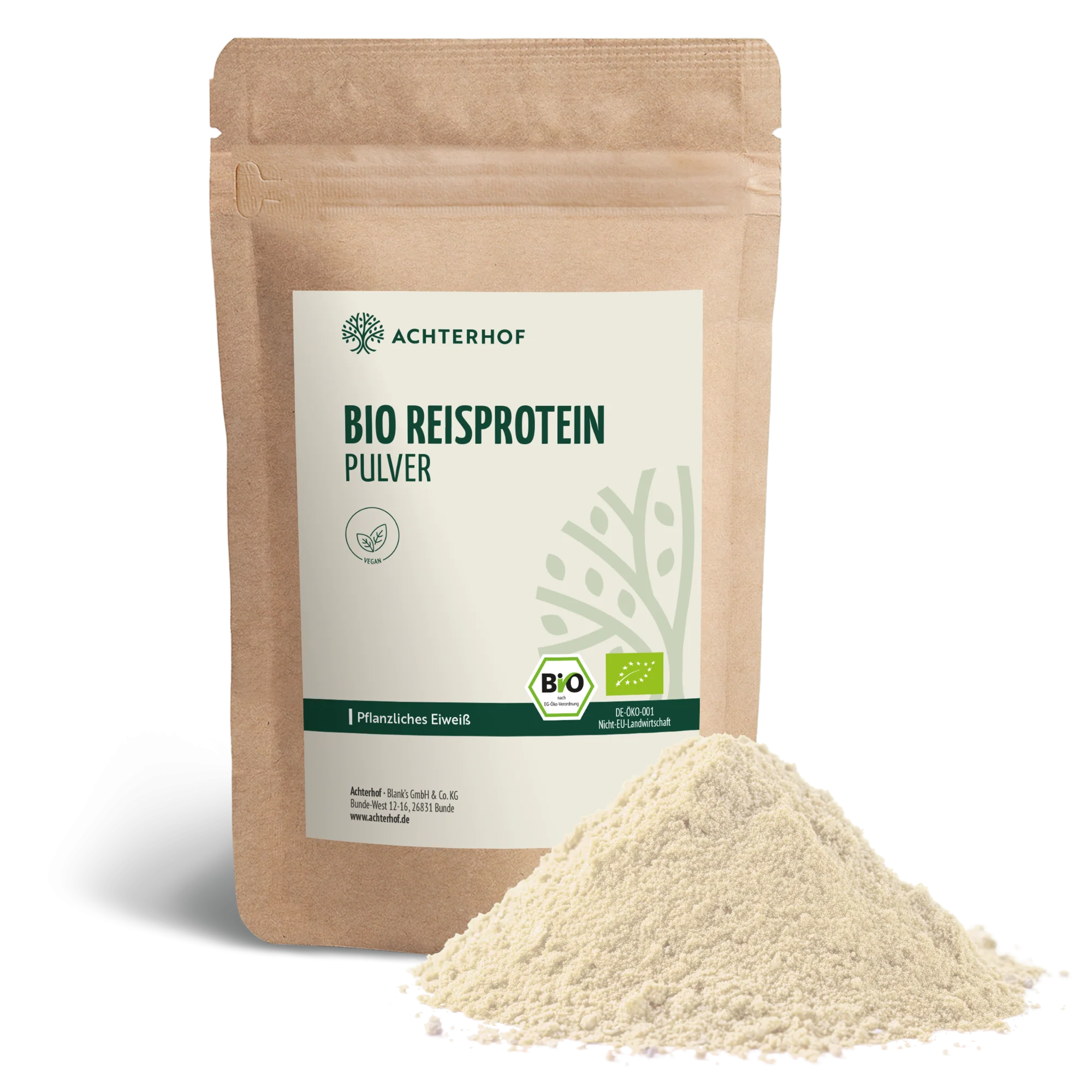 Bio Reisprotein Pulver (1000g) - Image 2