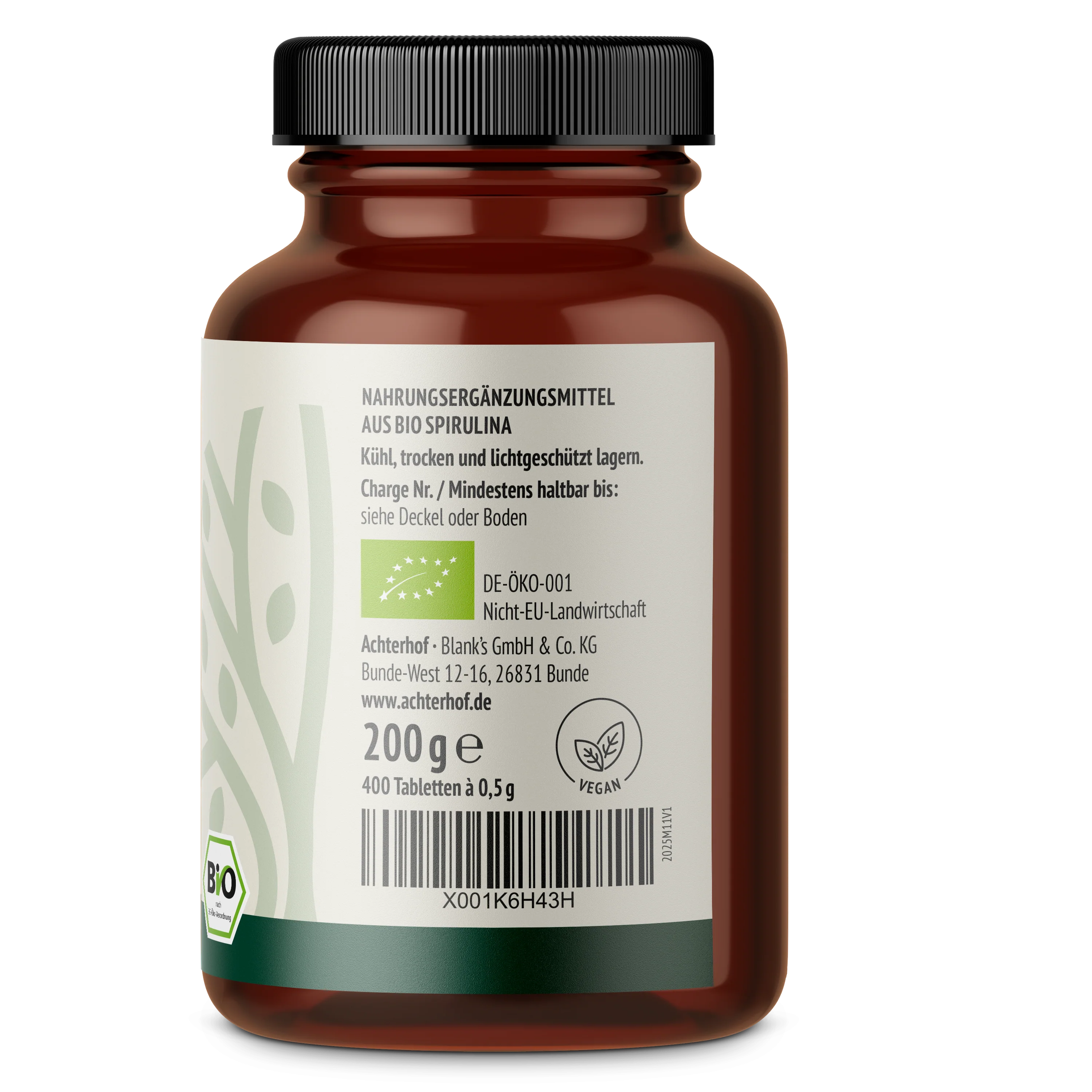 Spirulina Algen Tabletten Bio (400 Tabletten) - Image 5