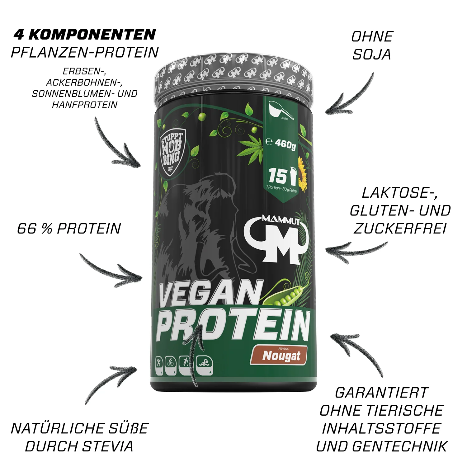 Vegan Protein (460g) - Image 2